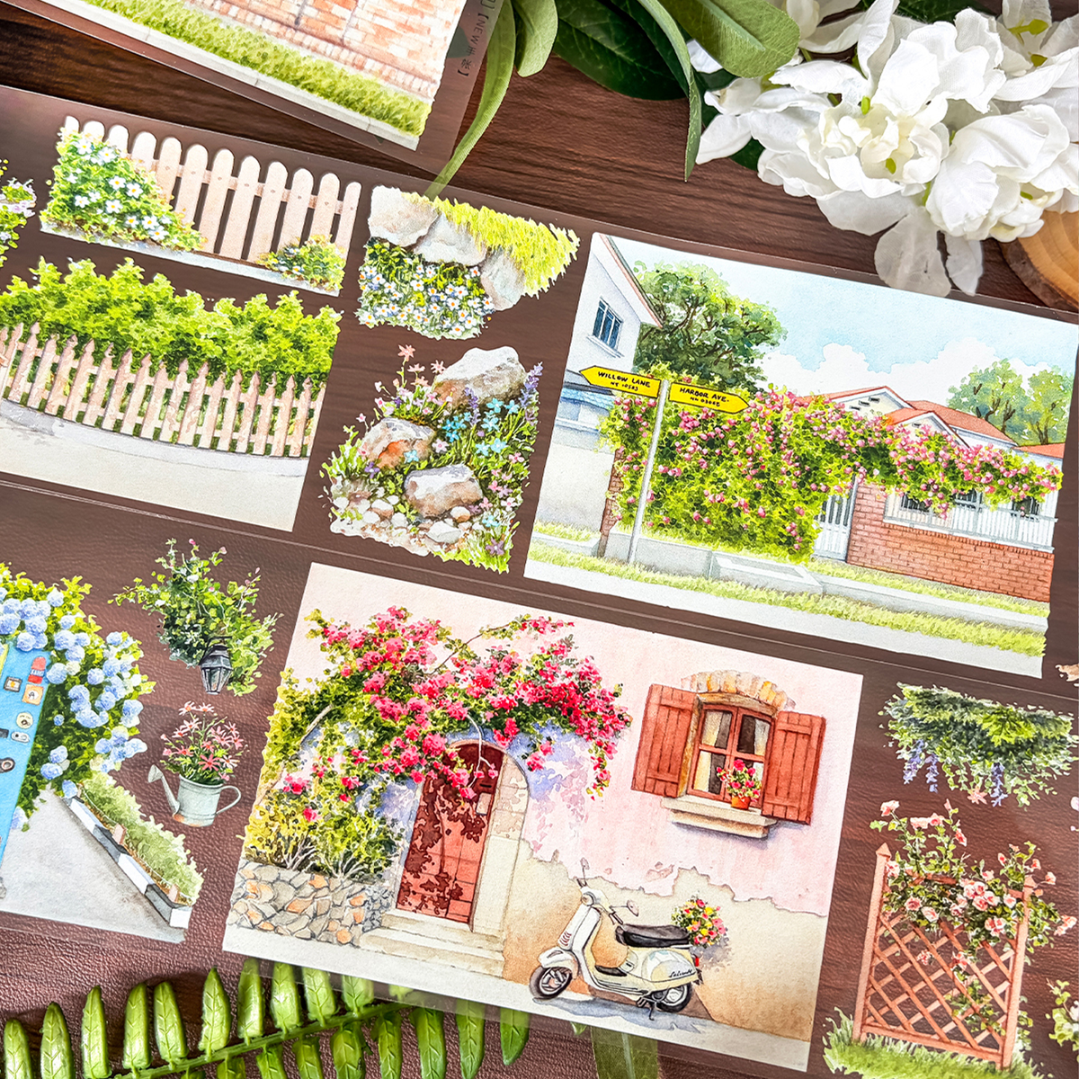【NEW Stuido】A Wall Full of Spring Landscape PET Tape