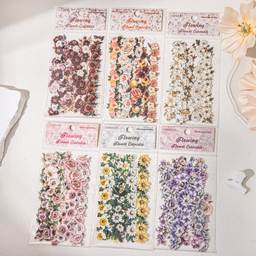 Flowing Flower Corridor Sticker