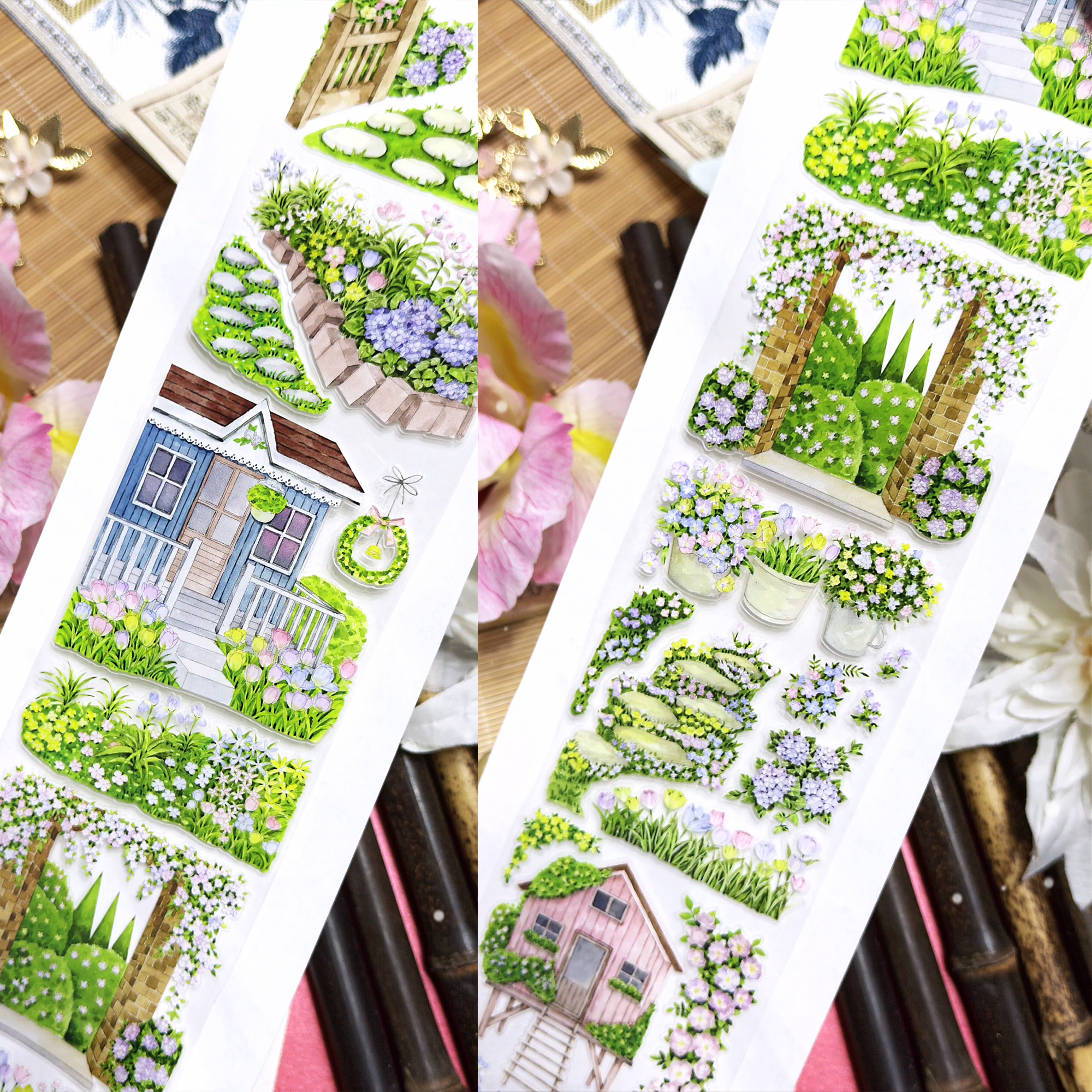 【BOBOYU】Garden Courtyard Landscaping PET Tape