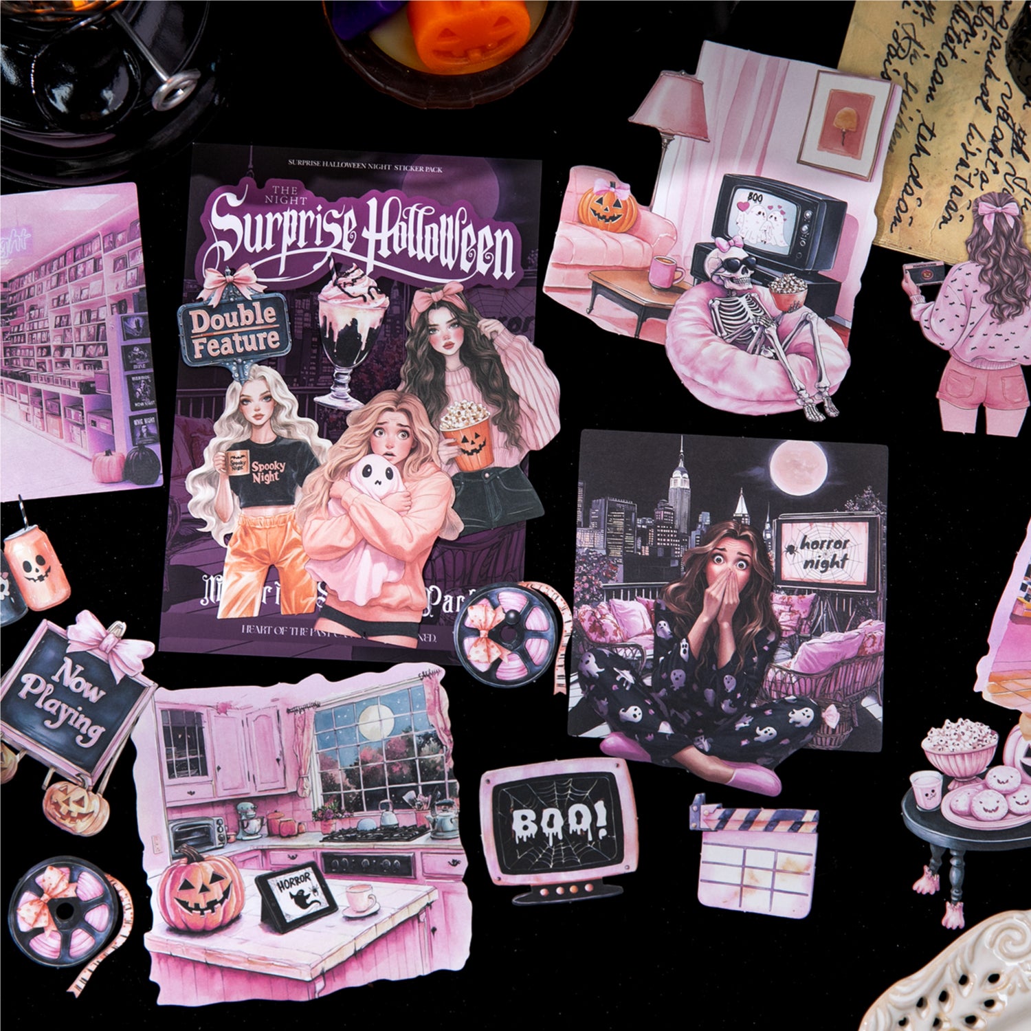 Halloween Surprise Paper Sticker