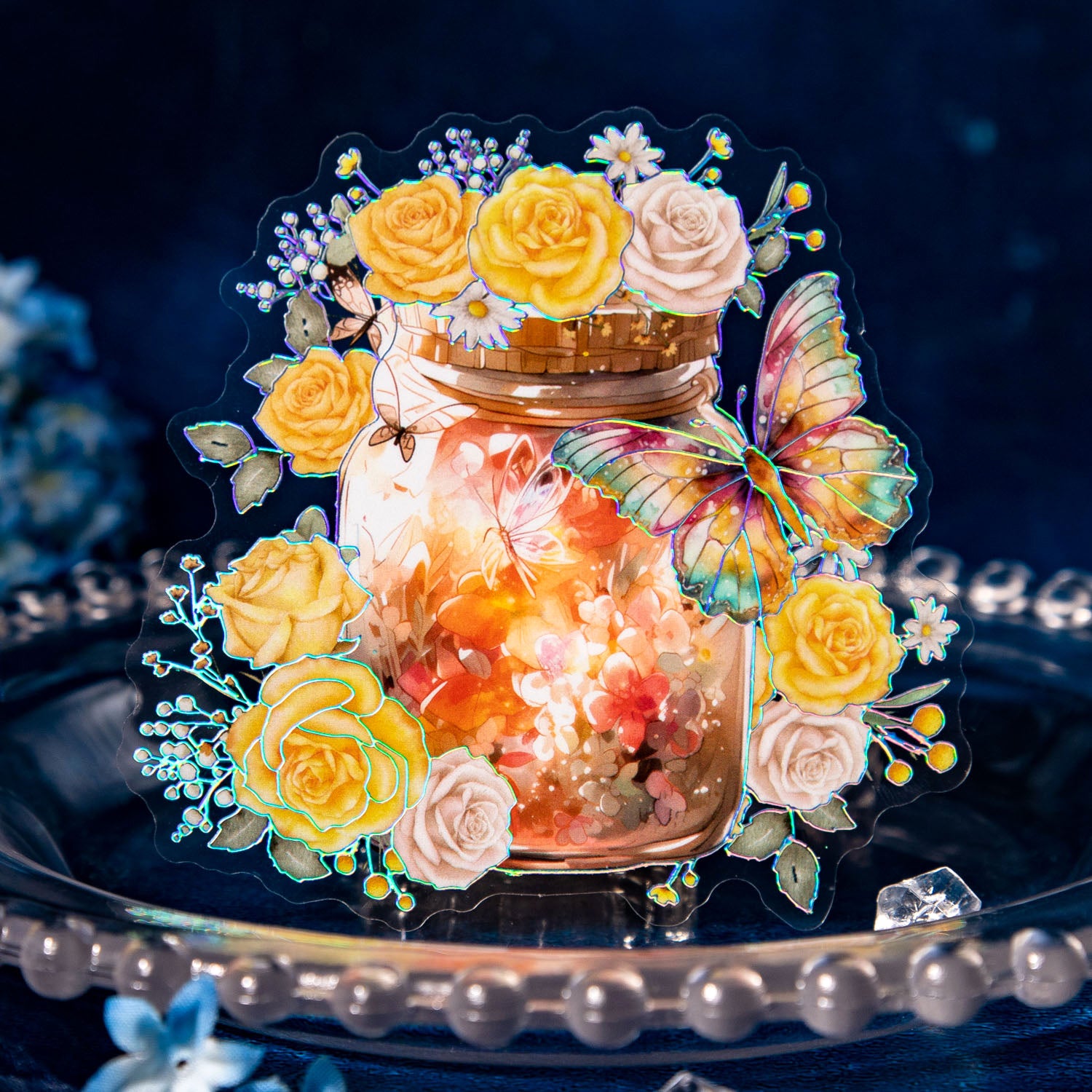 Fragrance Bottle Secret PET Sticker