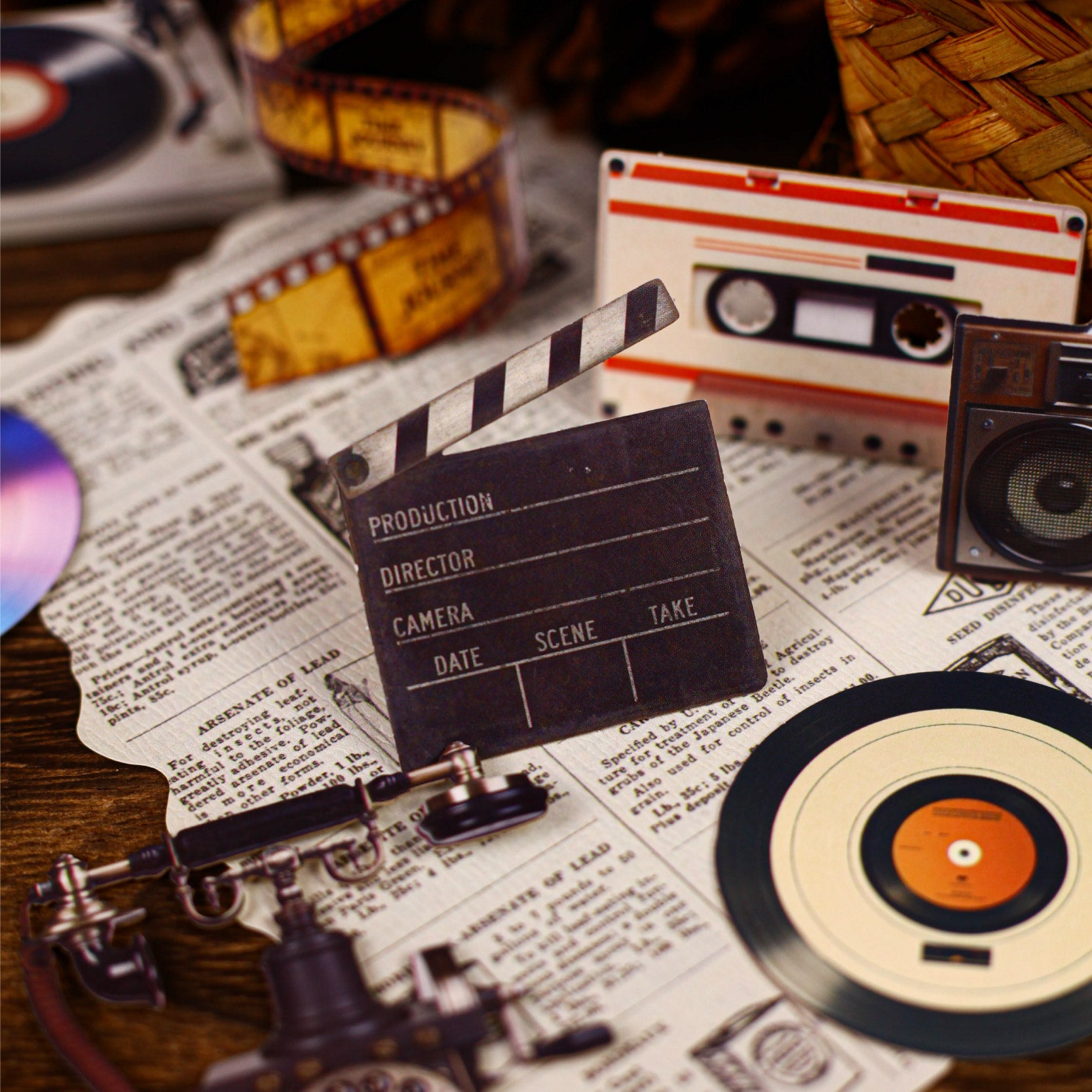 Phonograph Paper Sticker