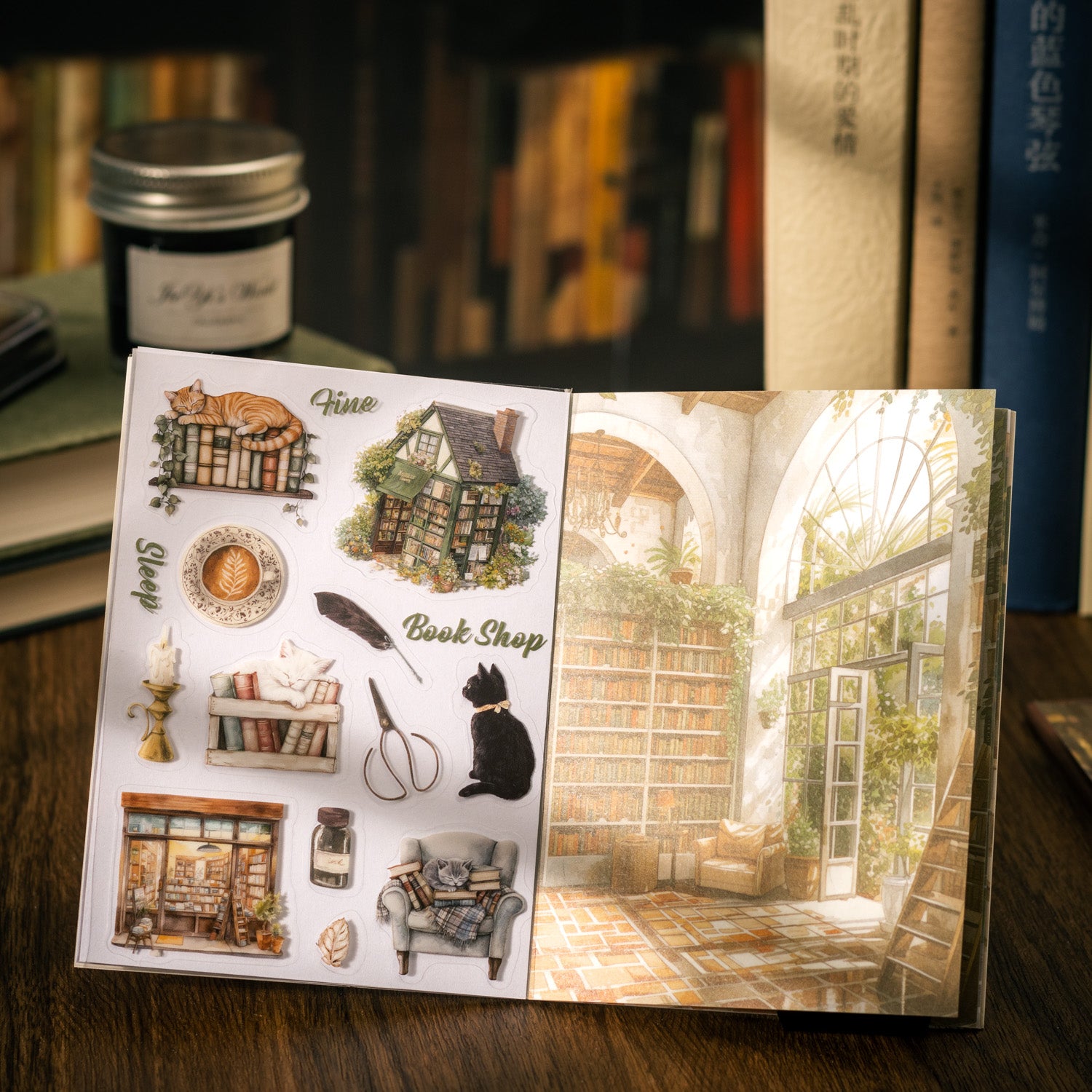 Ten thousand volumes of ink Sticker Books