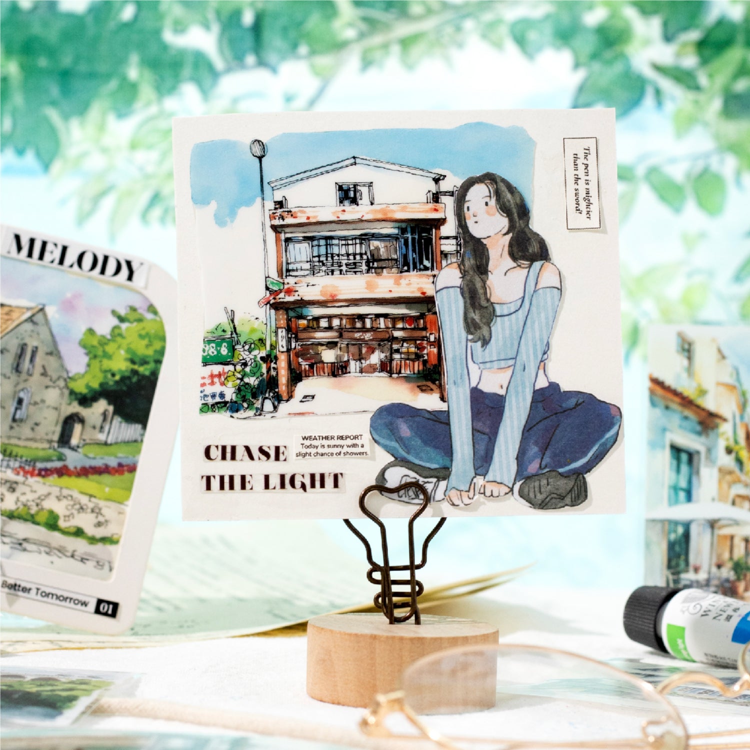 Nordic Landscape PET Sticker