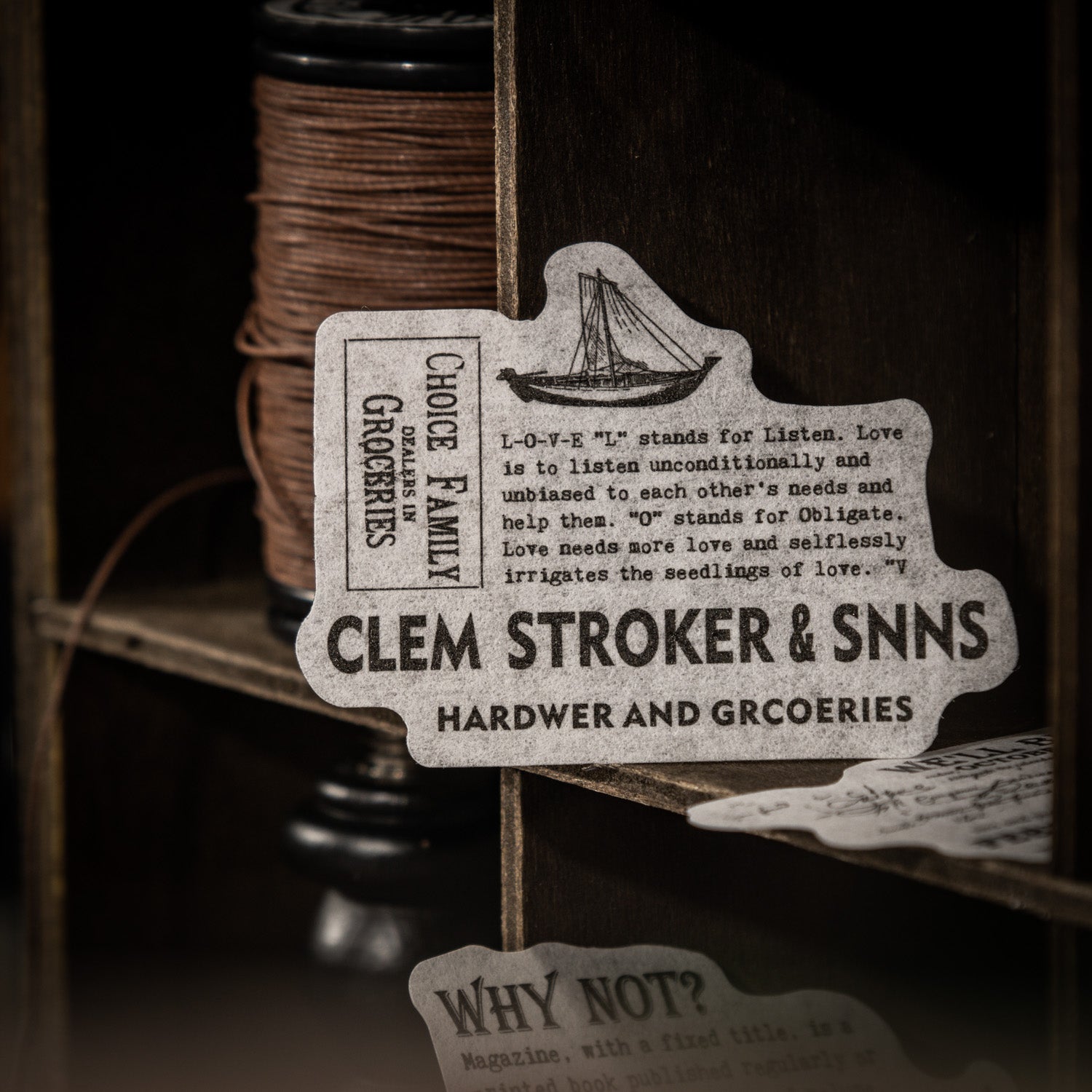 English Rhapsody Washi Sticker