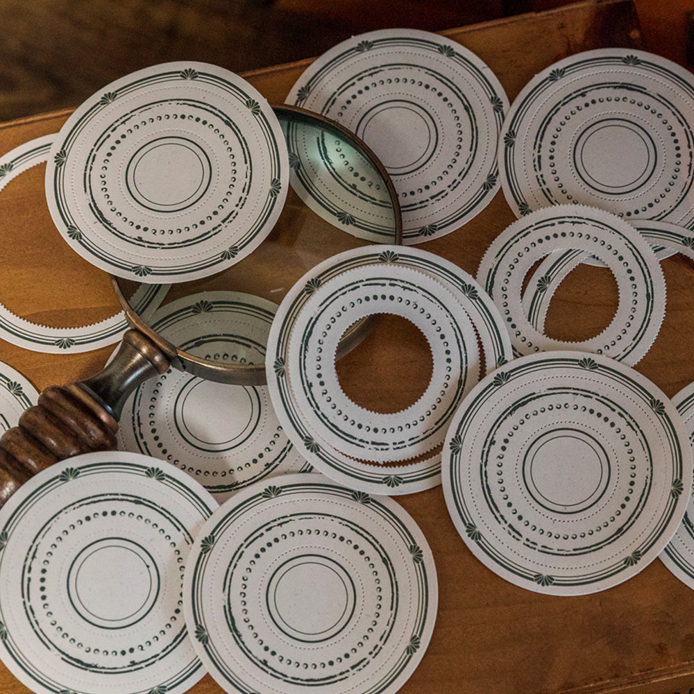 Round Frame Note Memo Pad