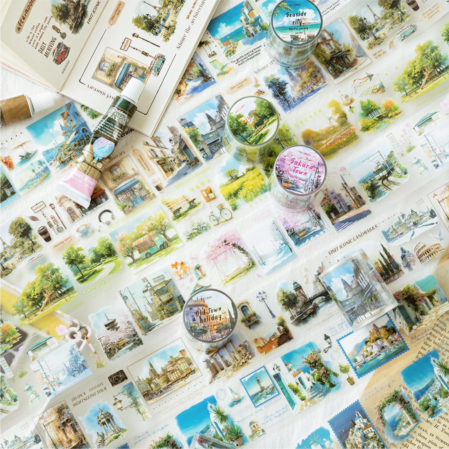 Start a Section of Travel PET Tape