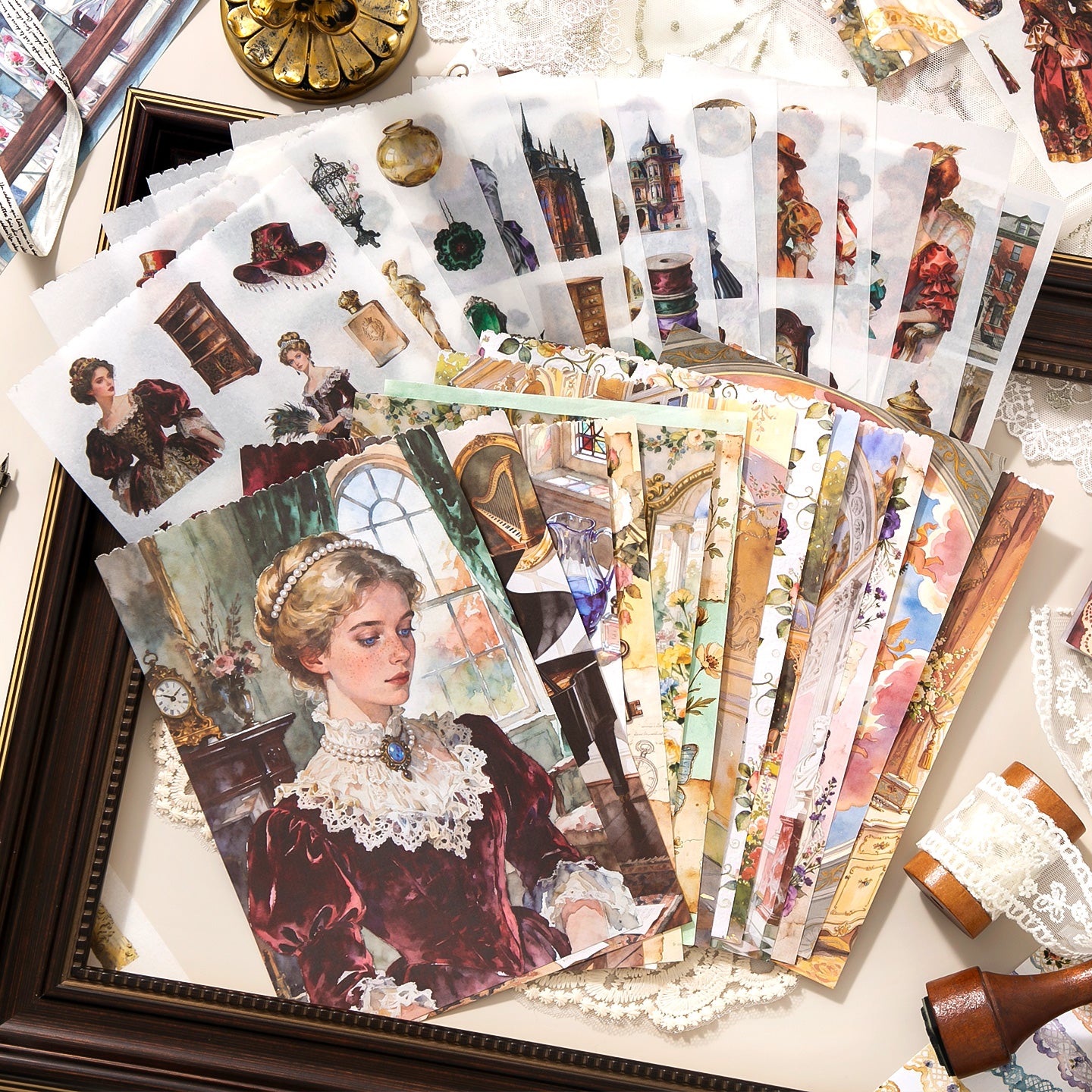Victoria Manor Sticker Book for Journaling | MOOBOOM