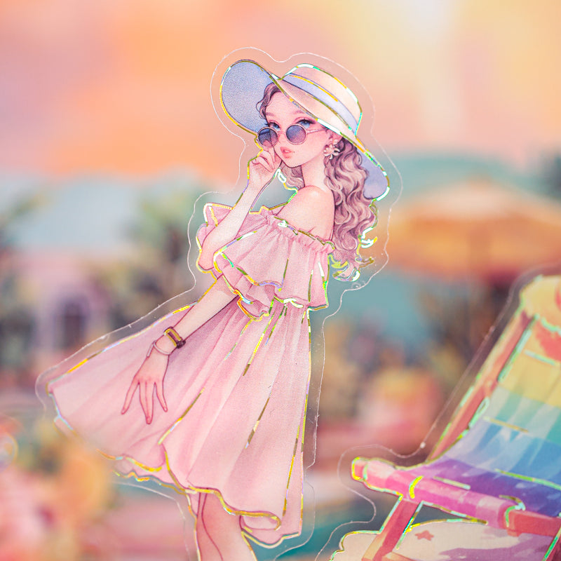 Summer Trip PET Sticker