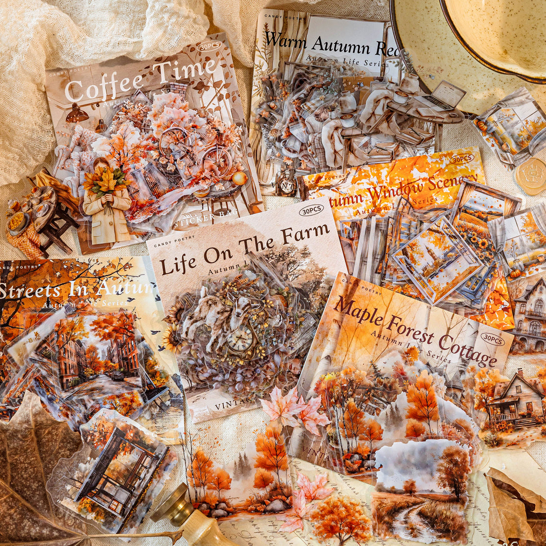 Life in Autumn PET Sticker