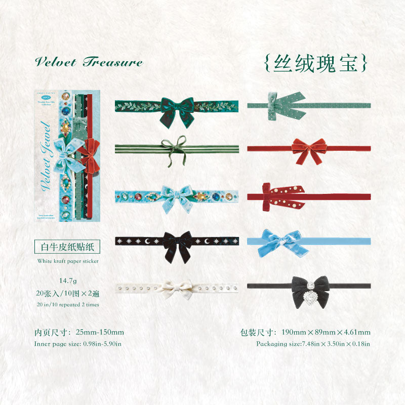 Gift Decoration Cardboard Bow Sticker