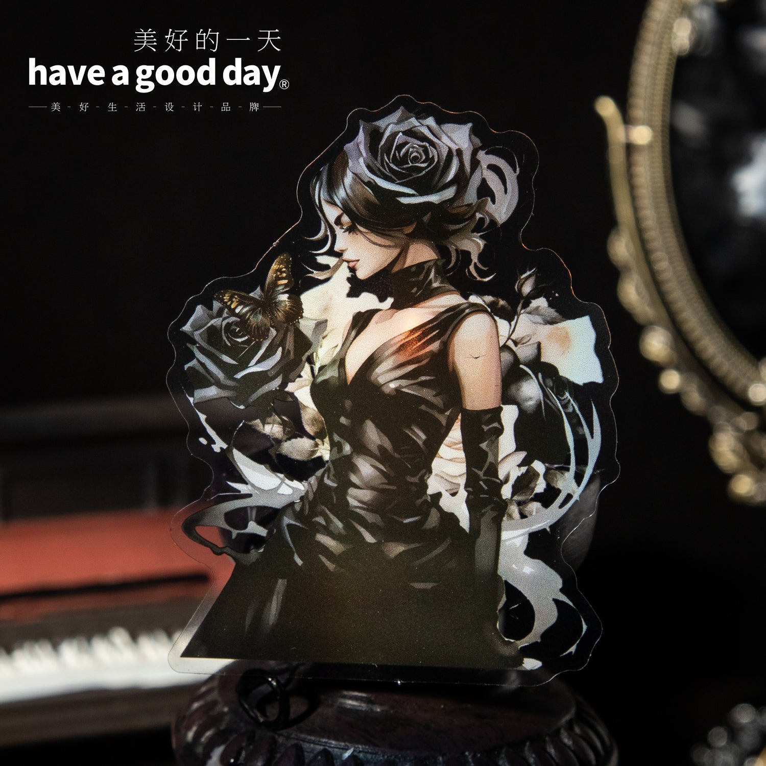 Goth Girl PET Sticker