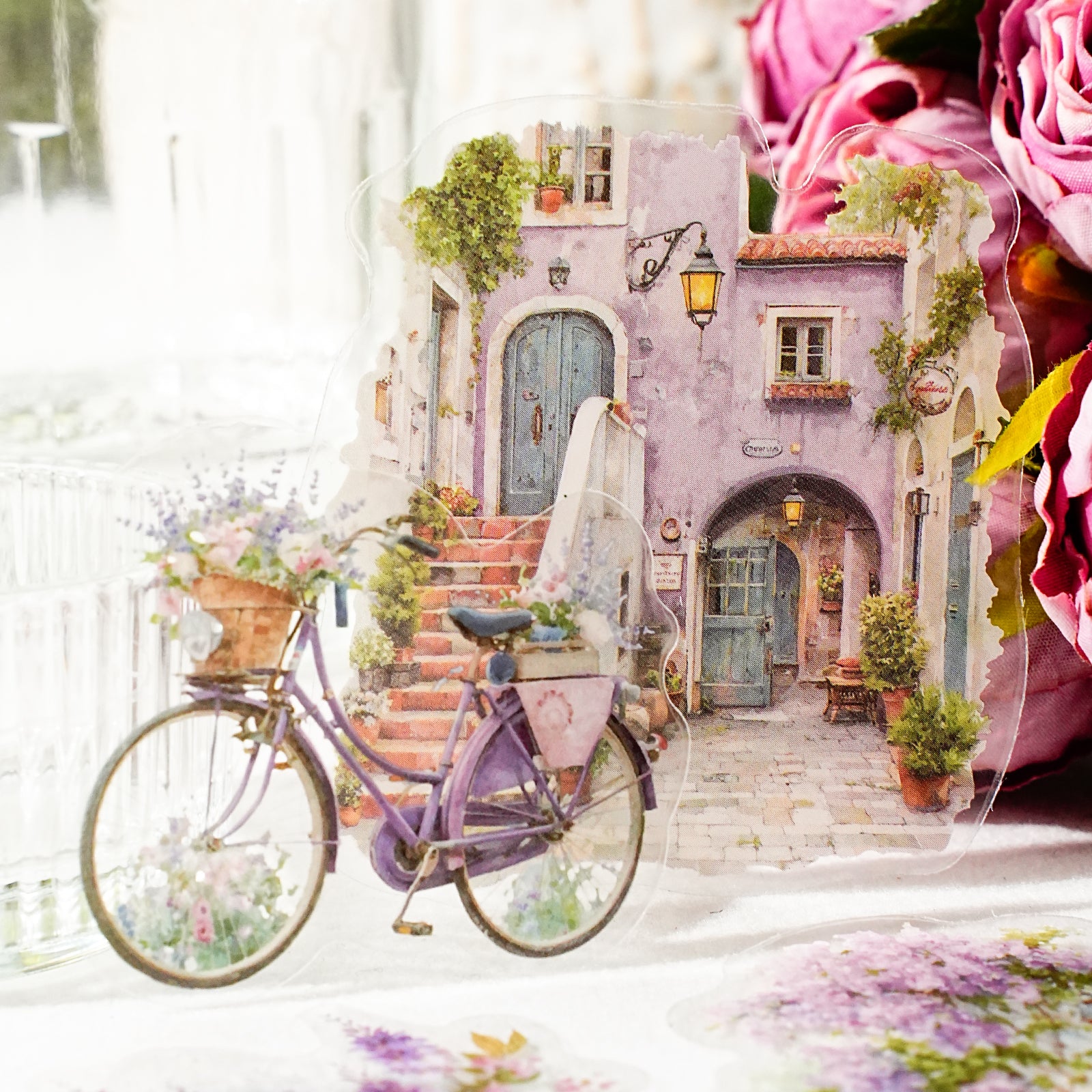 Flower Praise Series PET Sticker