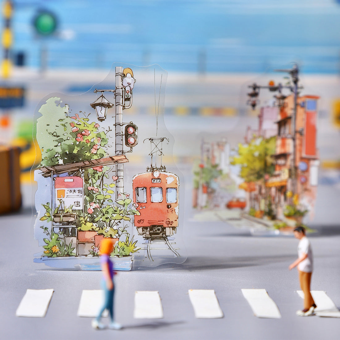 Pack Your Bags and Set Off PET Sticker