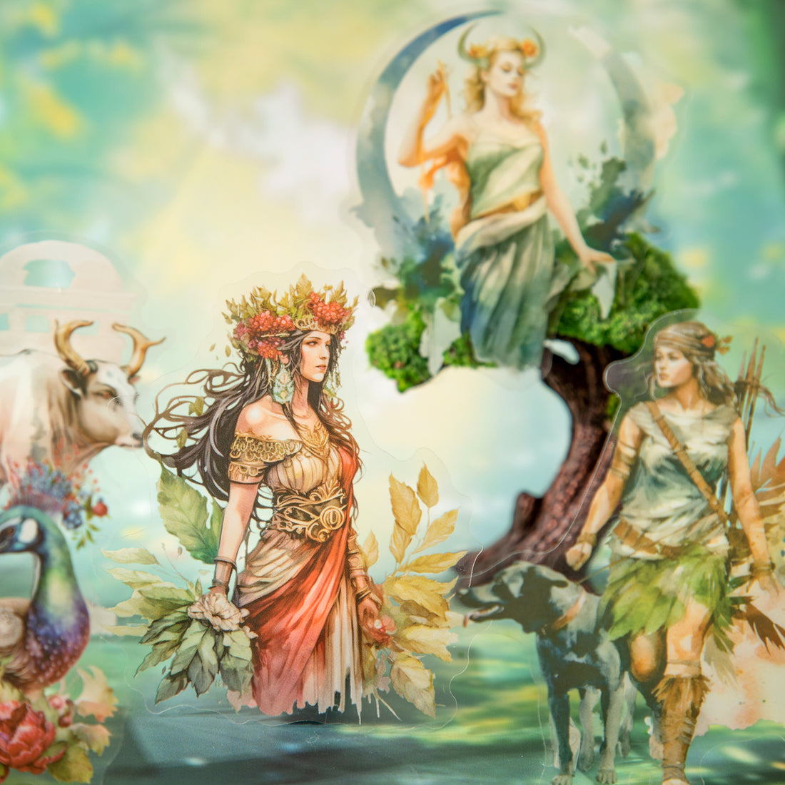 The Book of European Goddesses PET Sticker