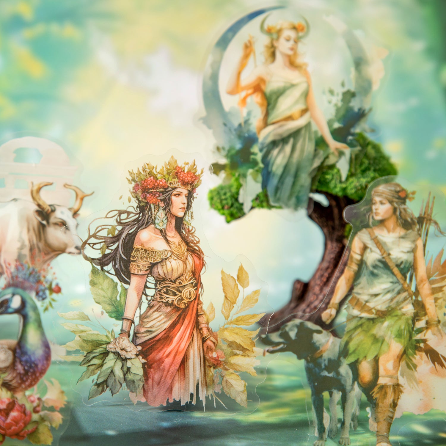 The Book of European Goddesses PET Sticker