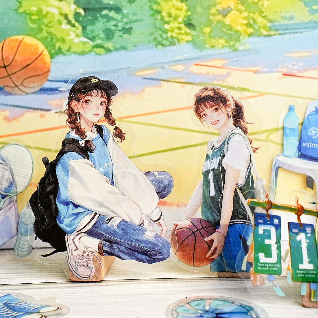 Dream Chasing Serie PET Sticker