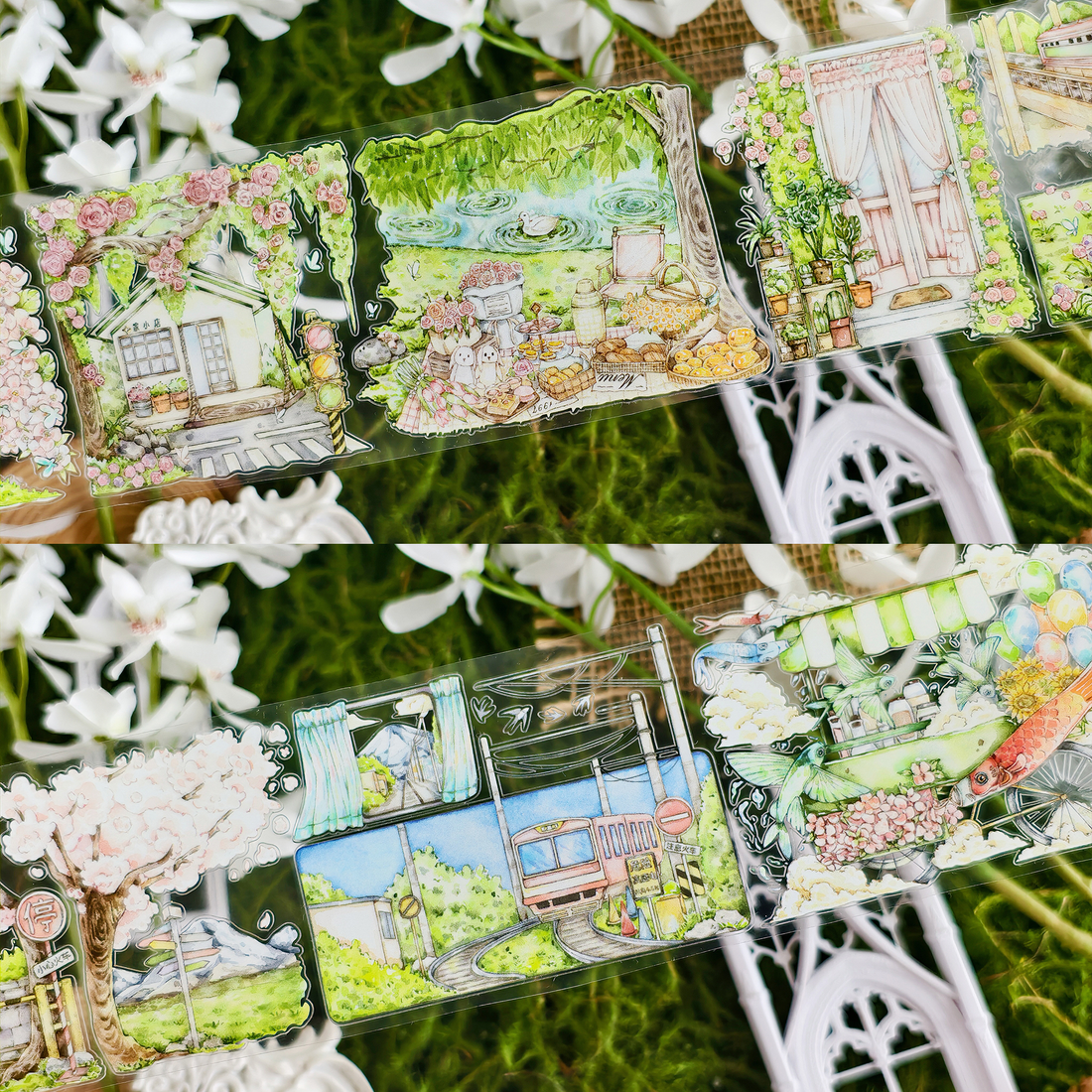 【BOBOYU】Spring Meadow's Fragrance Landscaping Tape