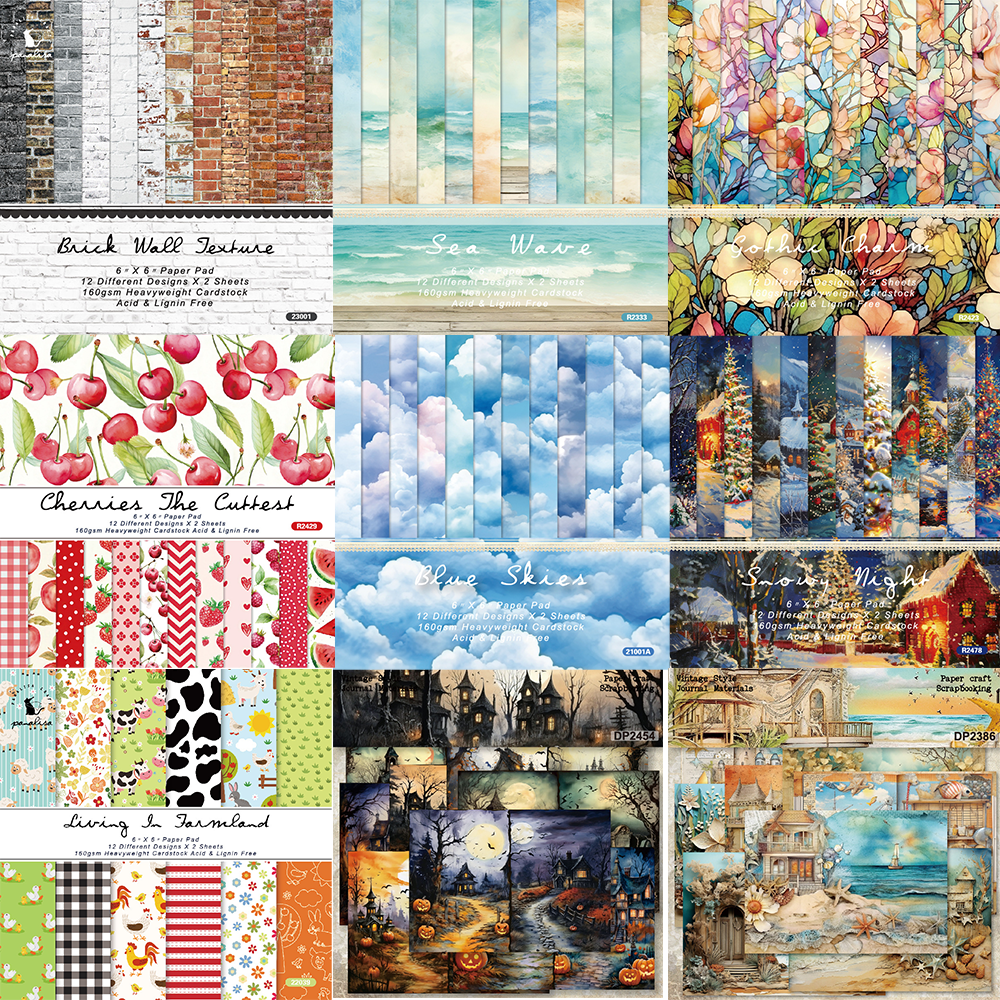 Various Styles of Scrapbooking Paper
