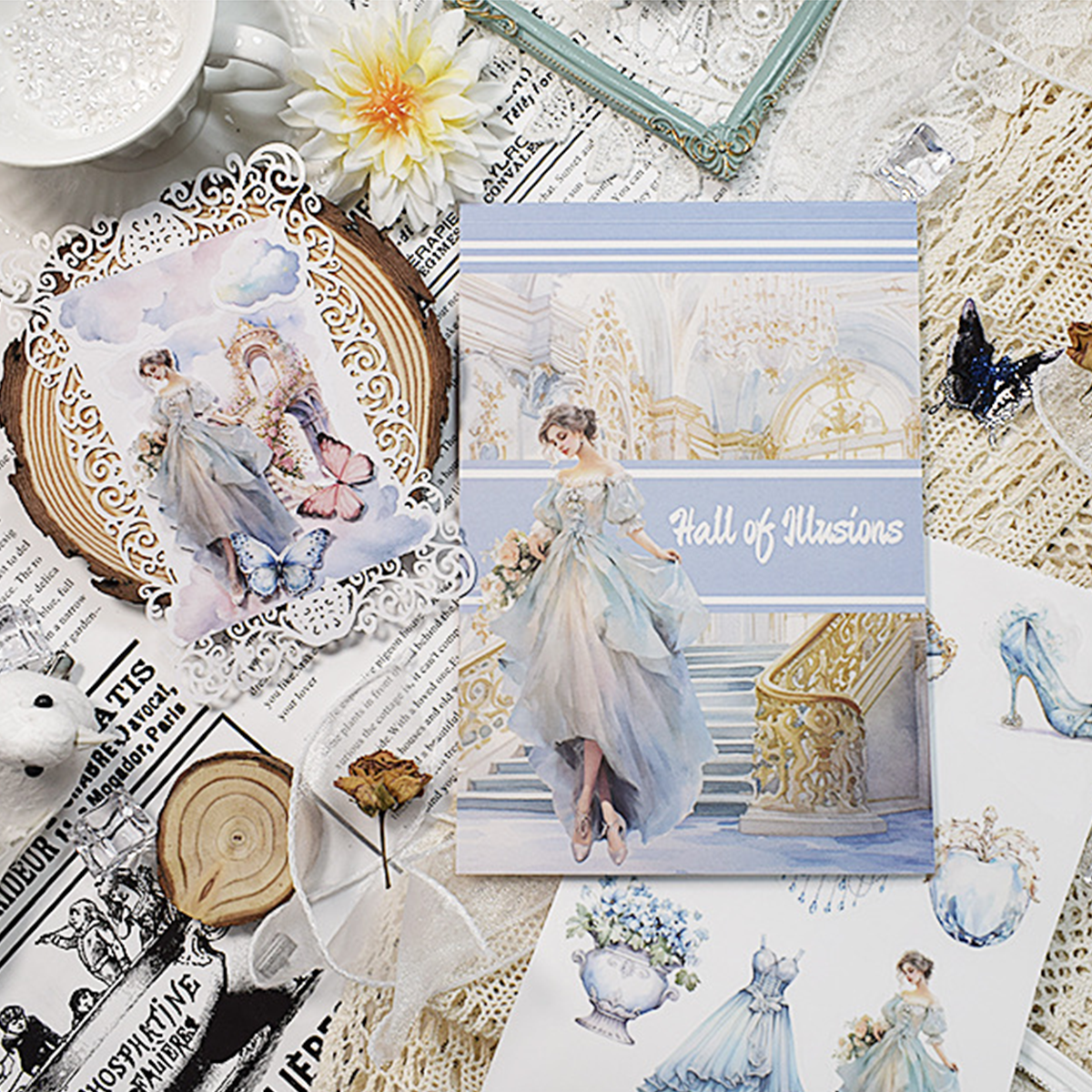 The Princess and the Castle Sticker book