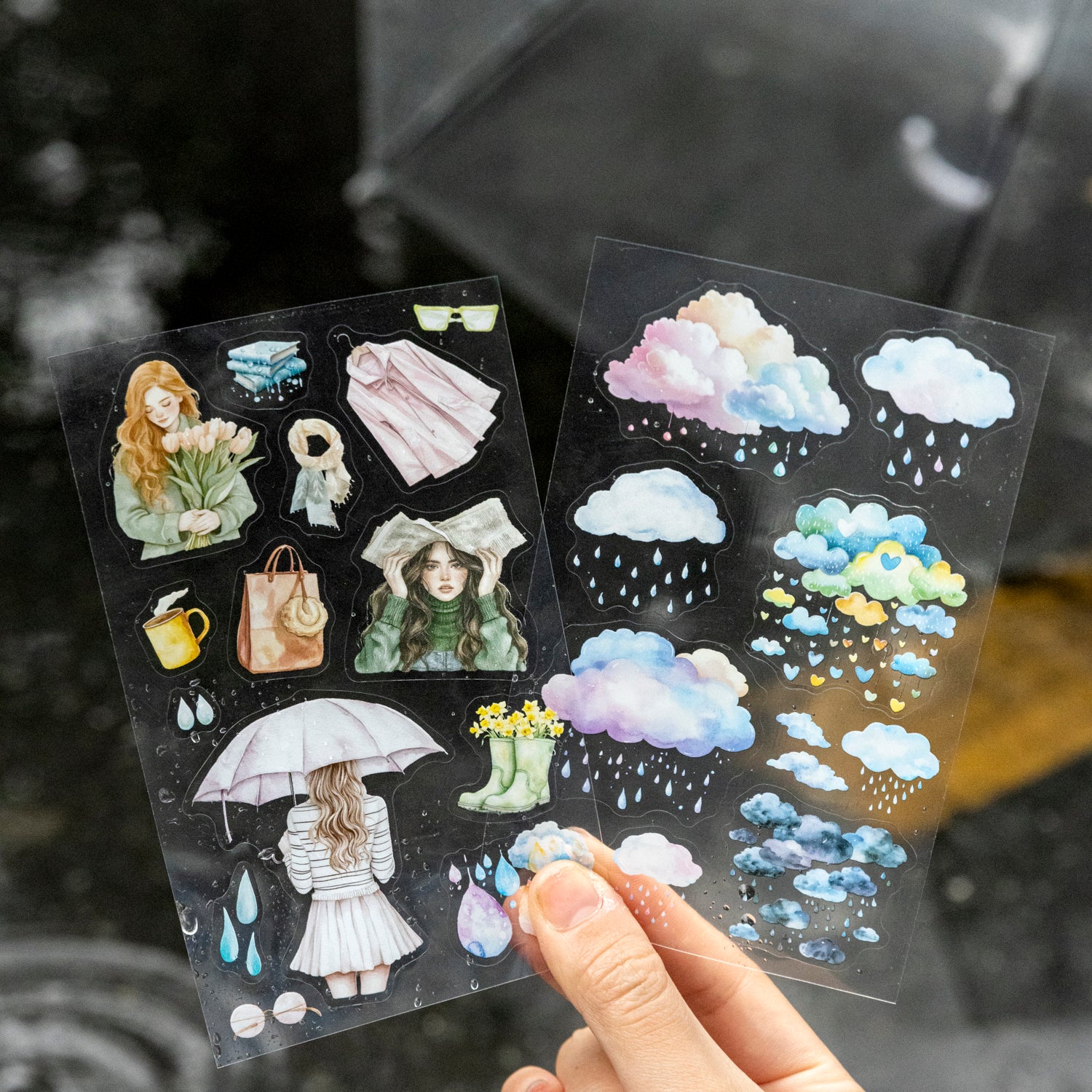 Qing Ning after the rain PET Sticker