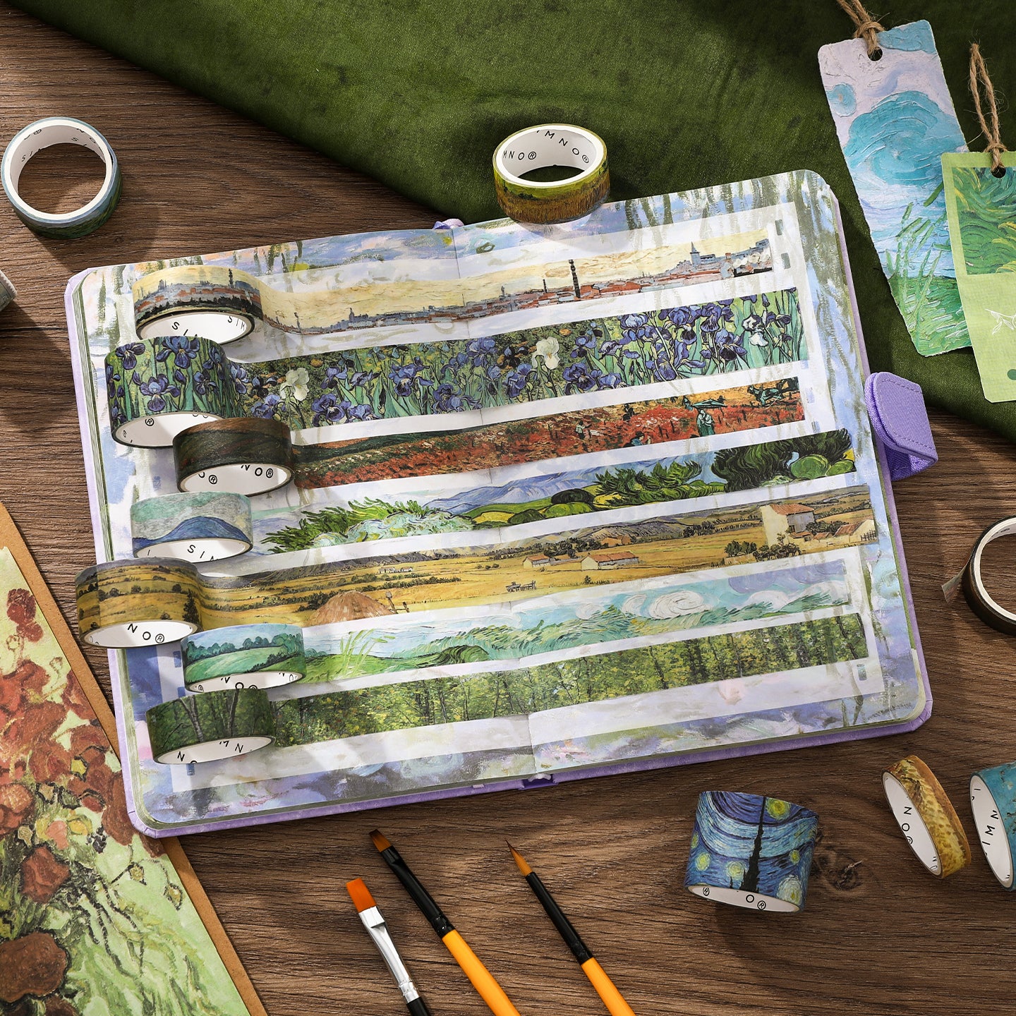 Van Gogh Theme Washi Tape