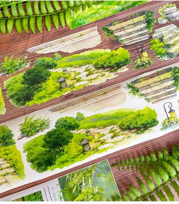 【NEW Studio】Stone steps PET Tape (7cm x 200cm)