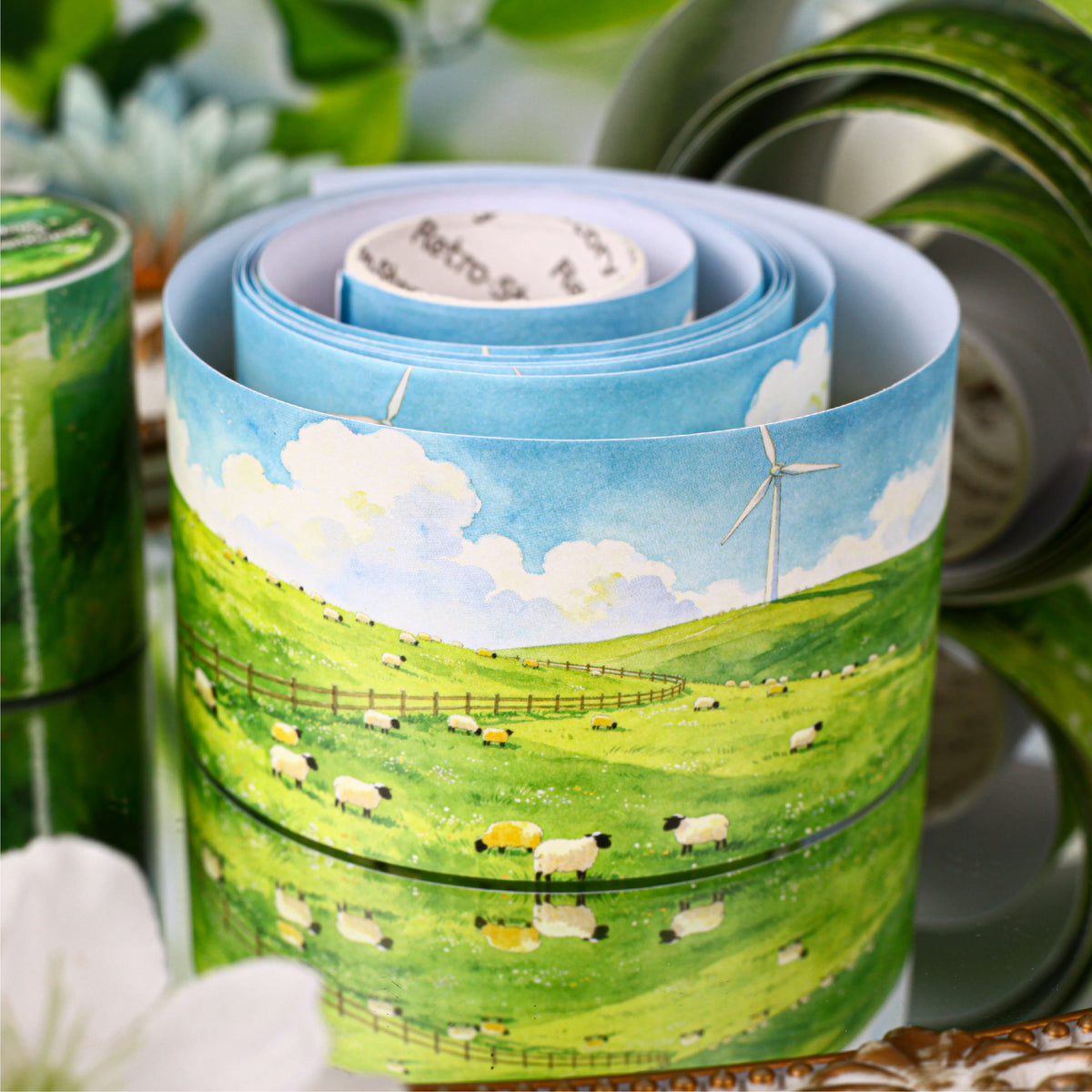 Green Field Stroll Landscape Tape