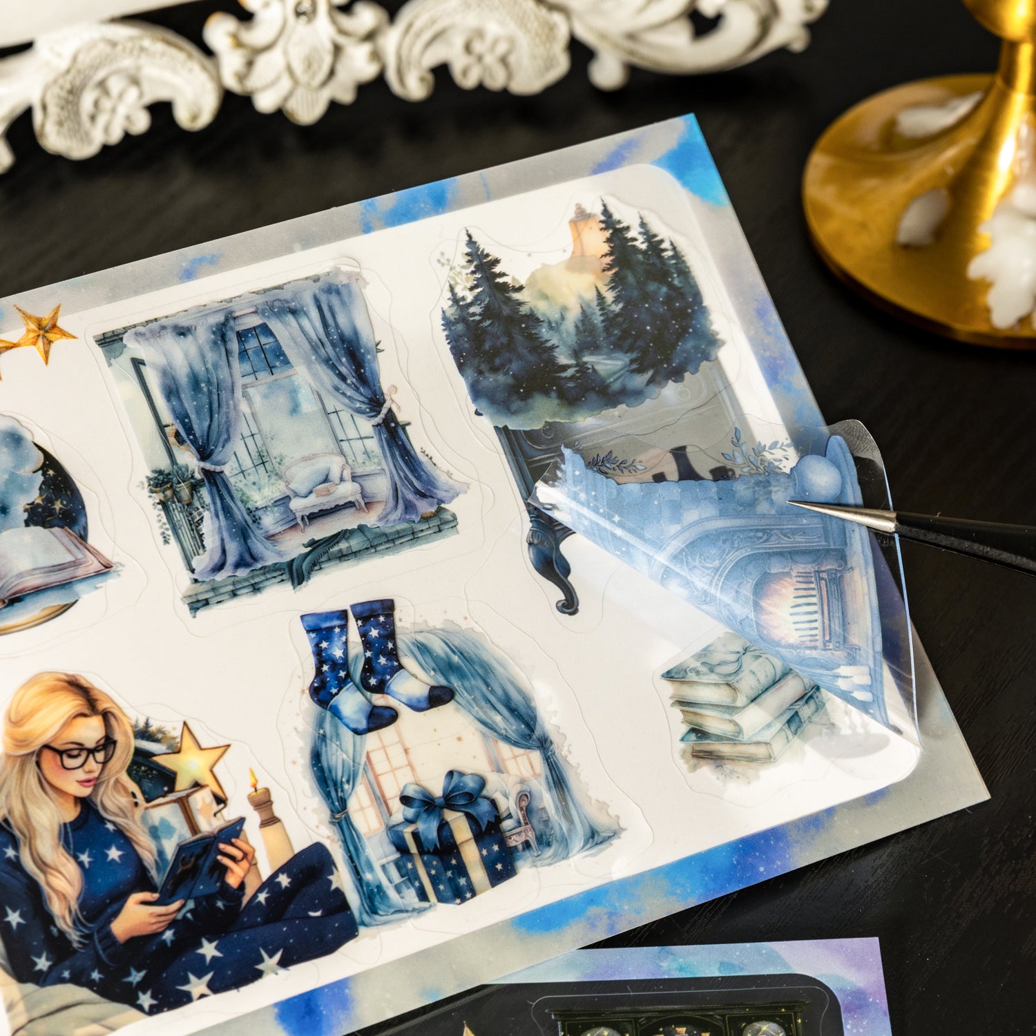 Manor Tour Sticker Book