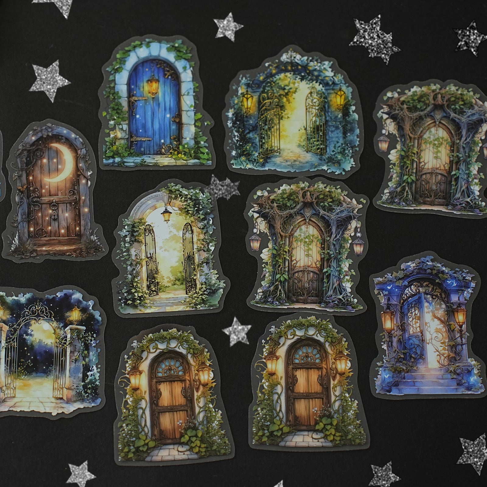 Night Lights Landscaping Sticker