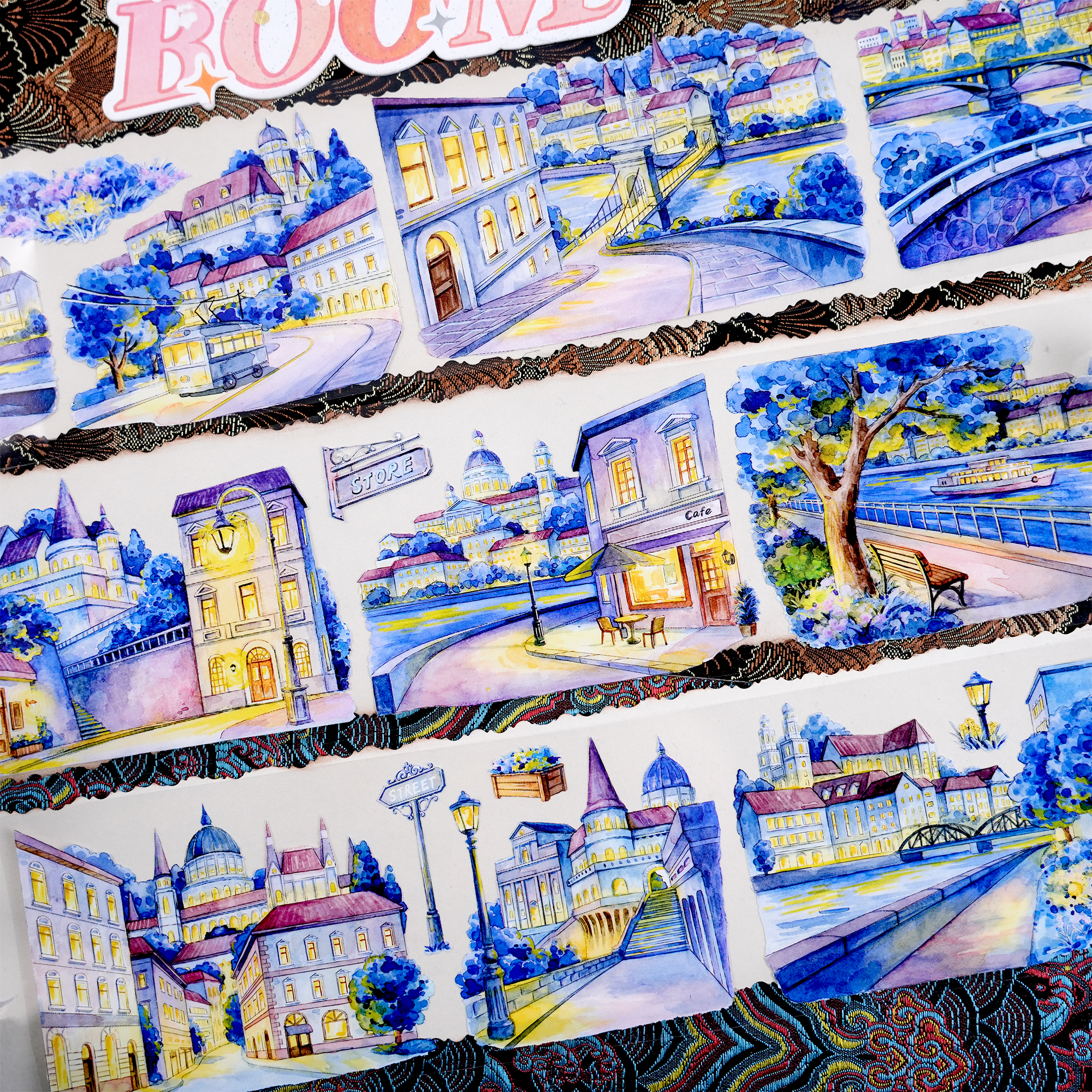 【XT】Night in Budapest Landscaping Tape