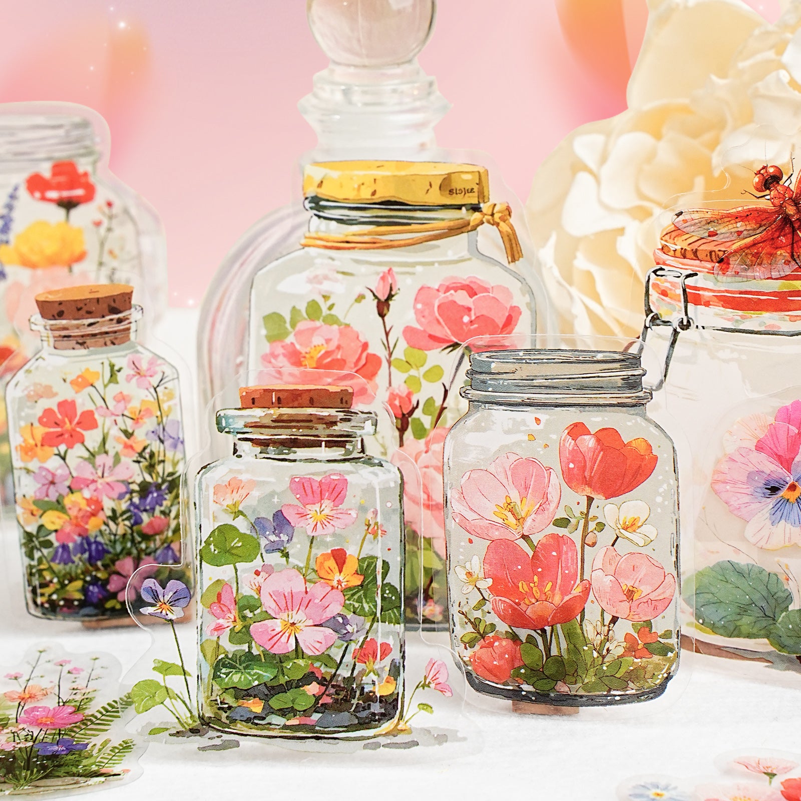 World in a Bottle PET Sticker