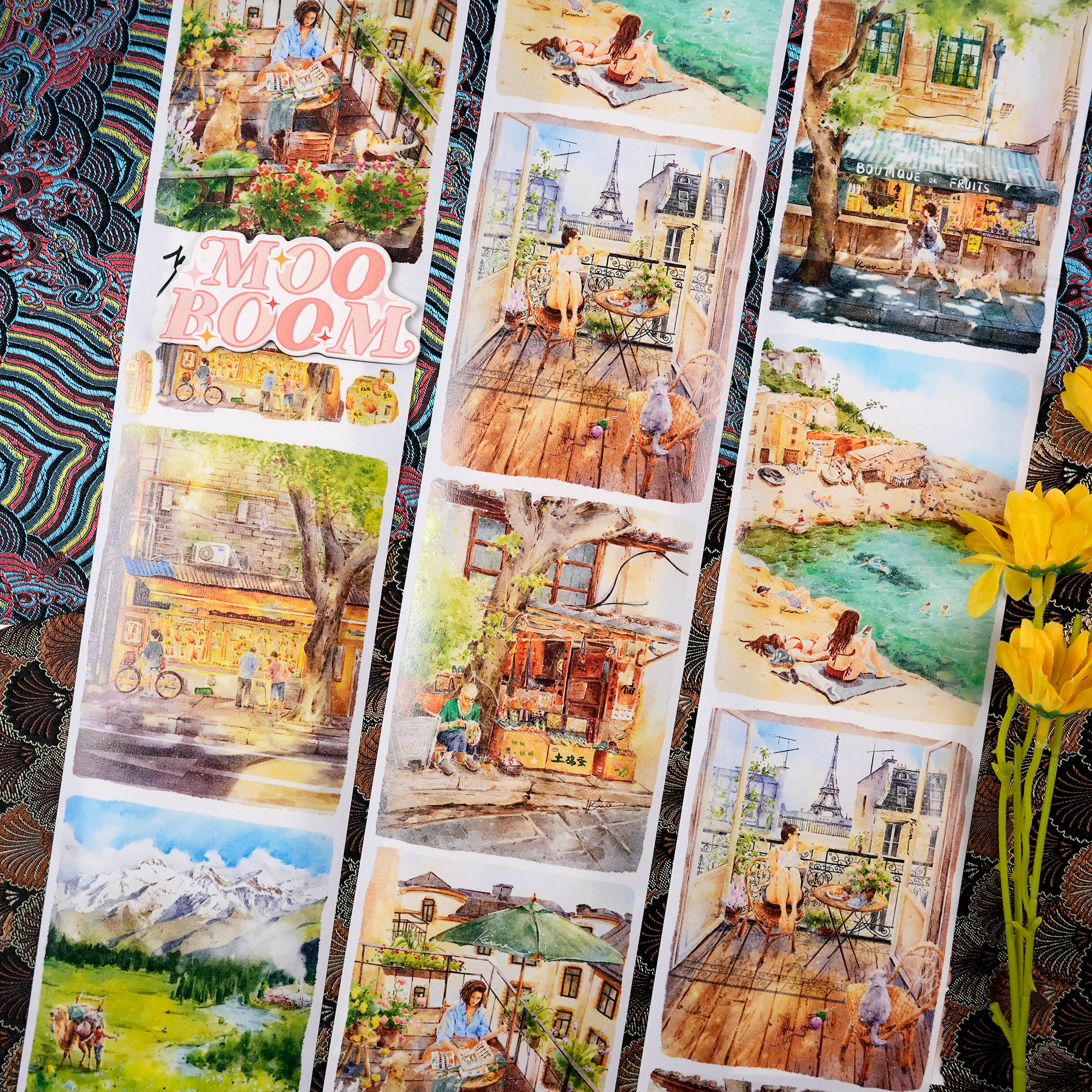 【MOOD】Leisurely life Washi Tape