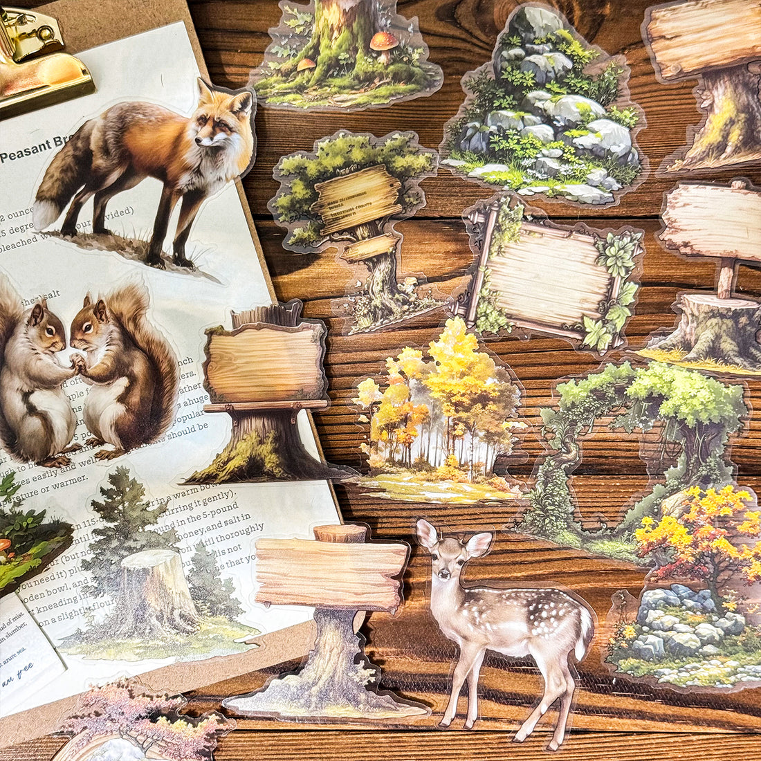 Green Field Series PET Sticker