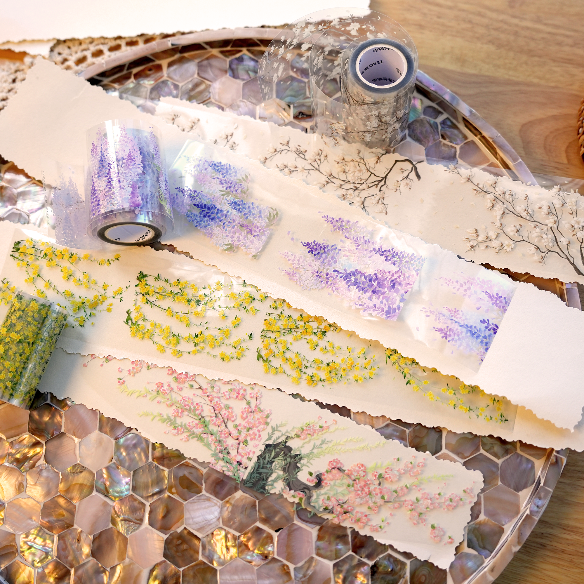 【ZERO】The branches of the Trees PET Tape(33 Styles)(Whole Roll Tape)