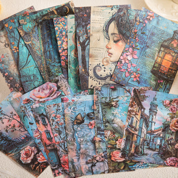 Flower Dream Romance Scrapbooking Paper