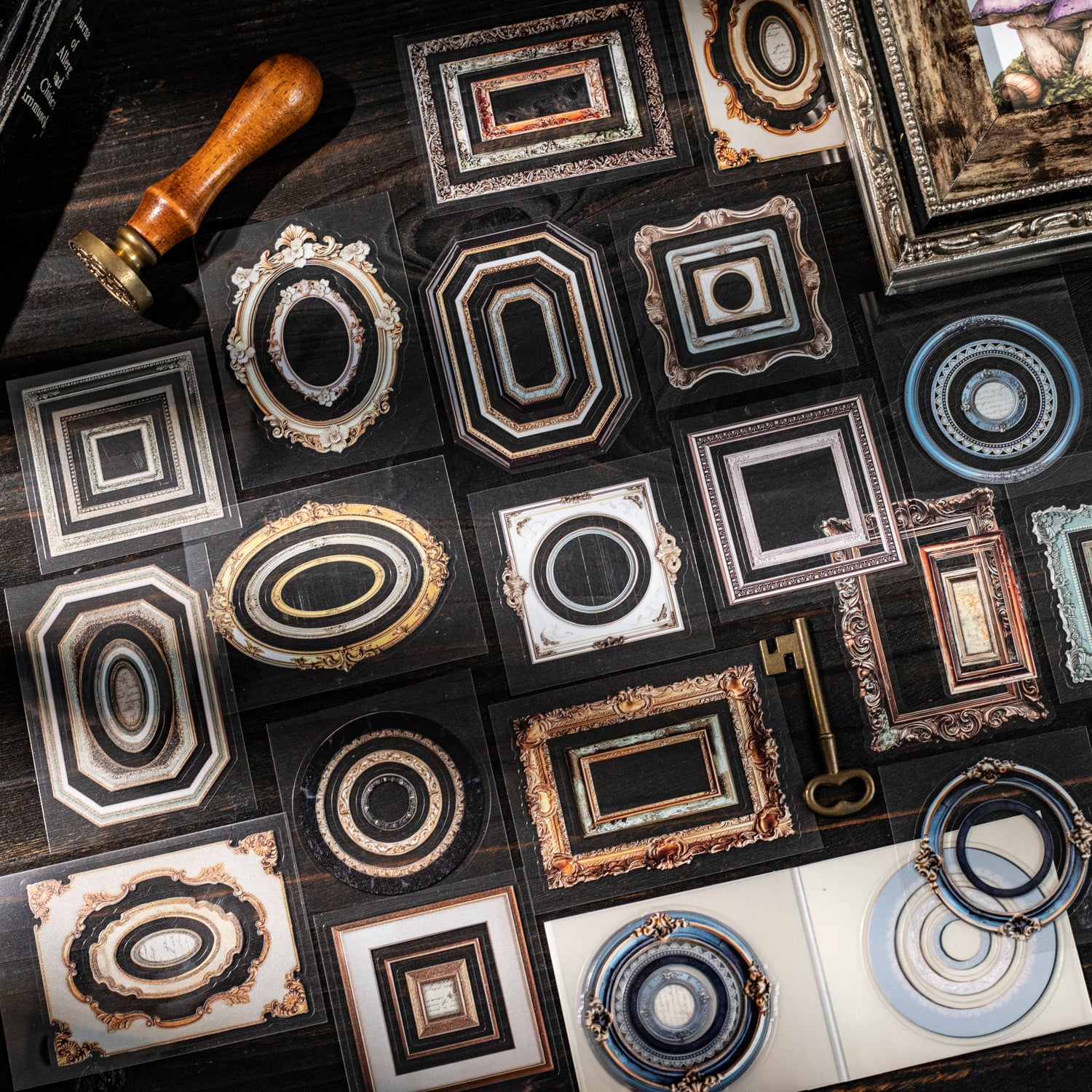 Classic Museum Series: European ornate style die-cut borders Sticker