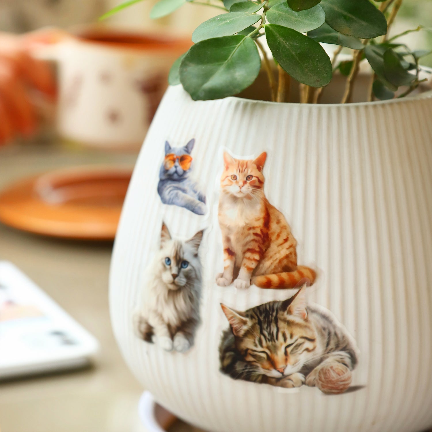 Cat Pre-cut  Scrap booking Journal PET Tape