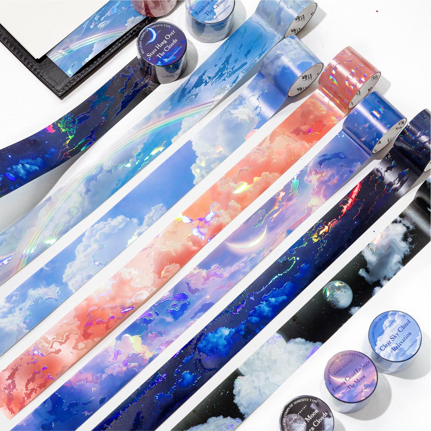 Color Cloud Heart Series PET Tape
