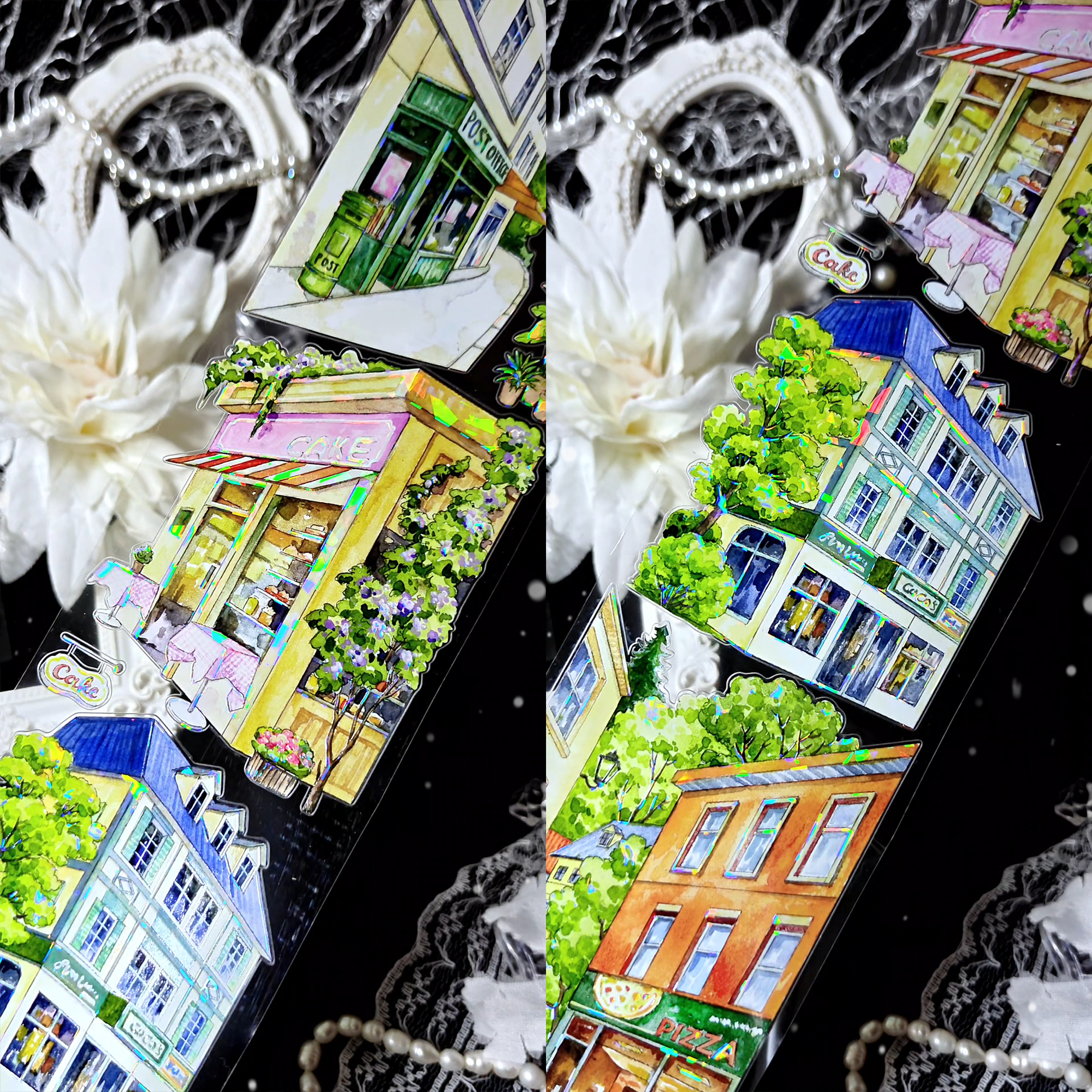 【BOBOYU】Corner Store Landscaping PET Tape