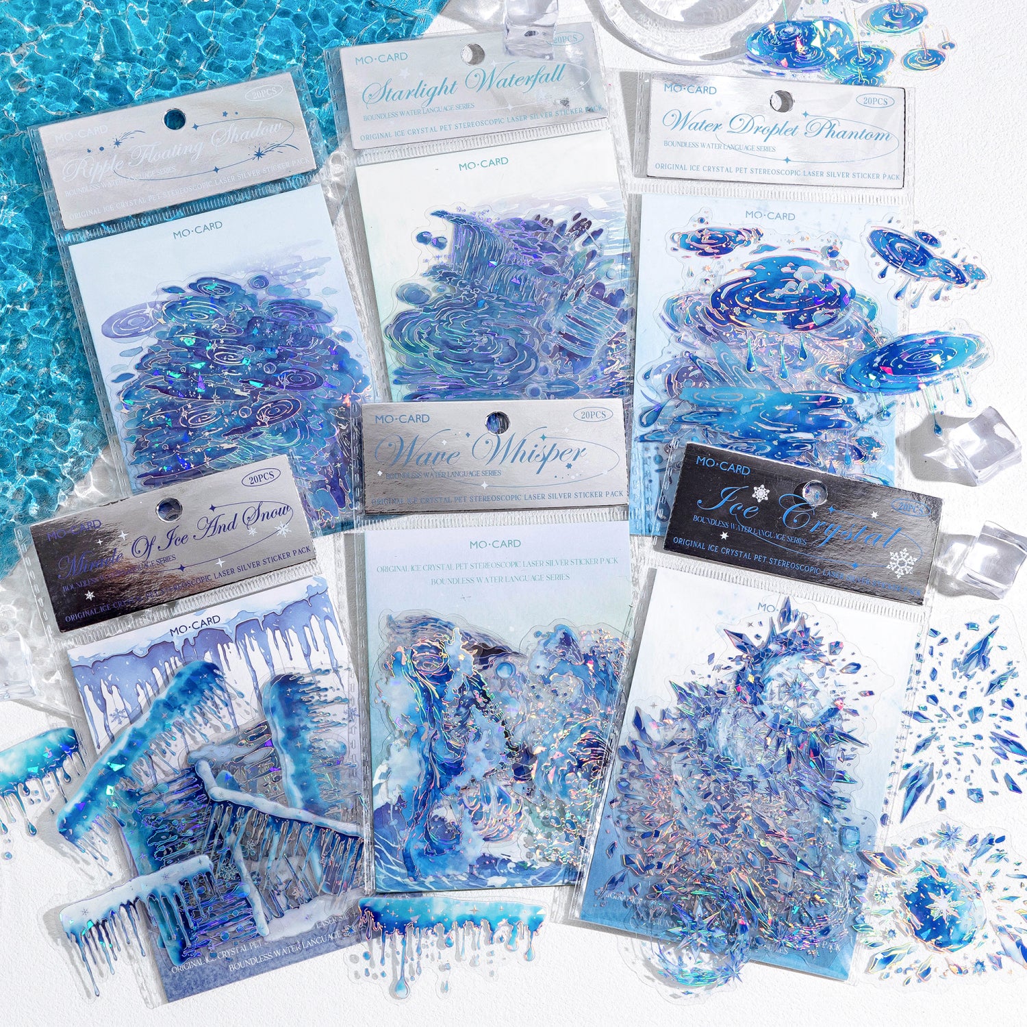 Boundless Water Language PET Sticker