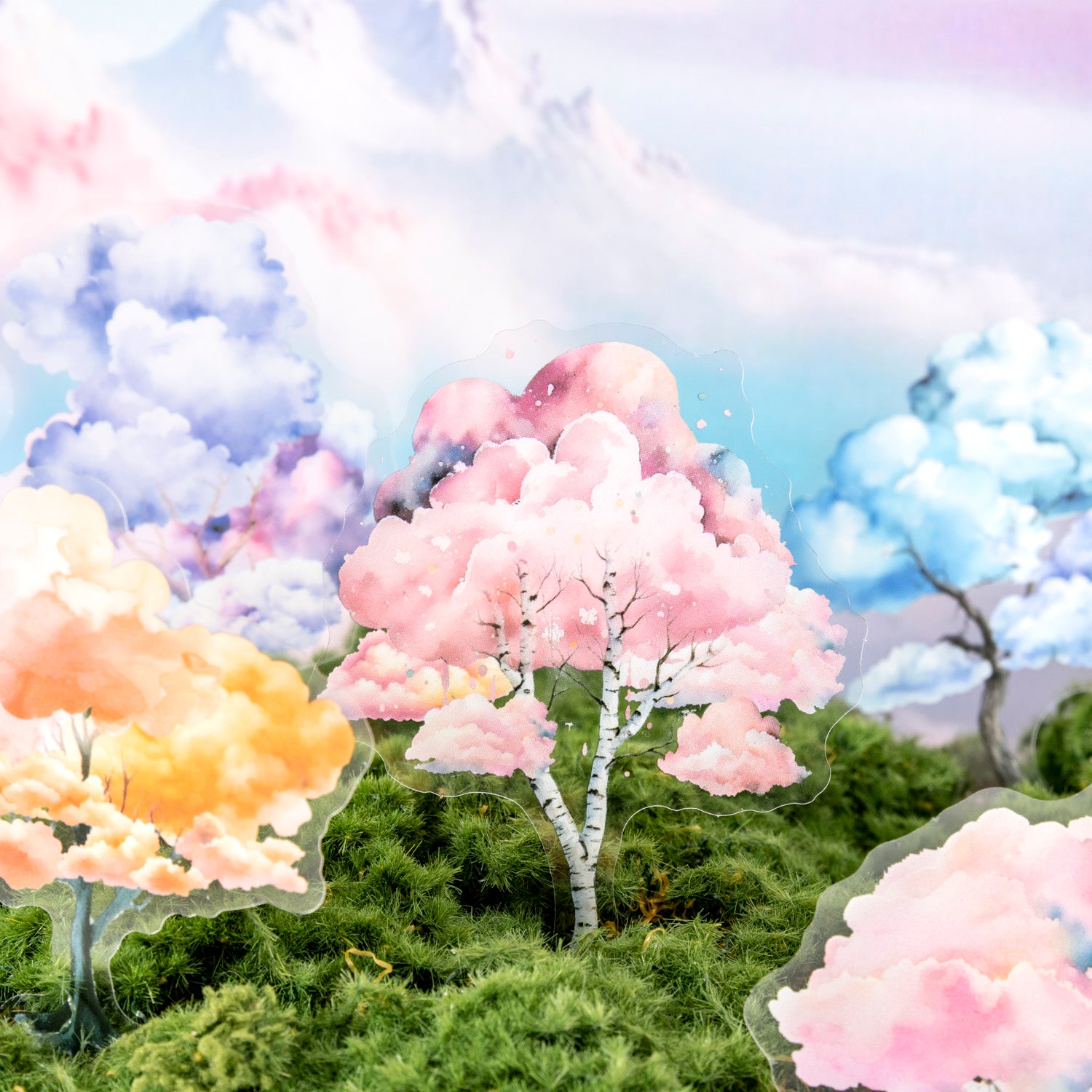 Cloud Around The Tree Dream PET Sticker