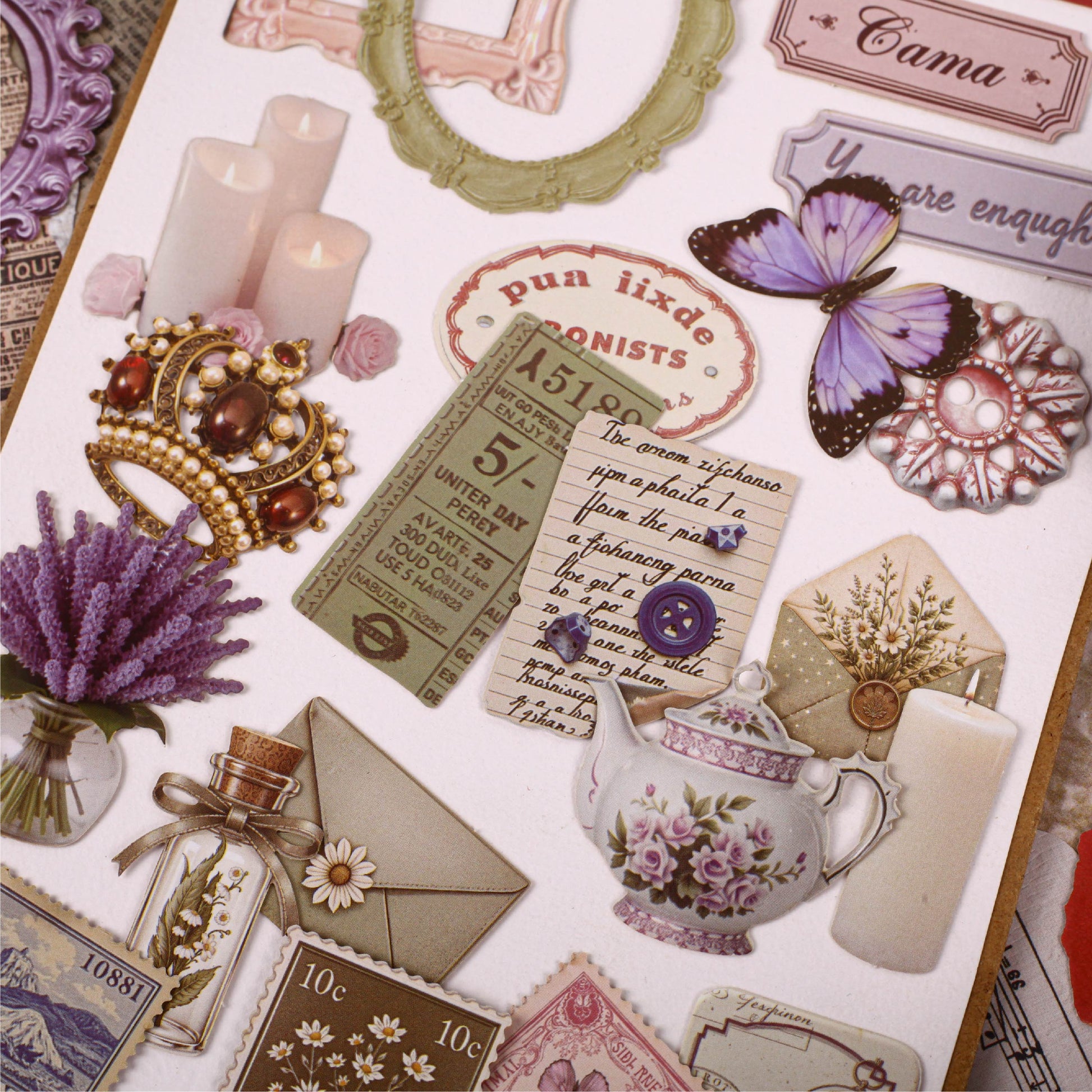 Timeless Treasures Sticker For Journaling and Scrapbooking