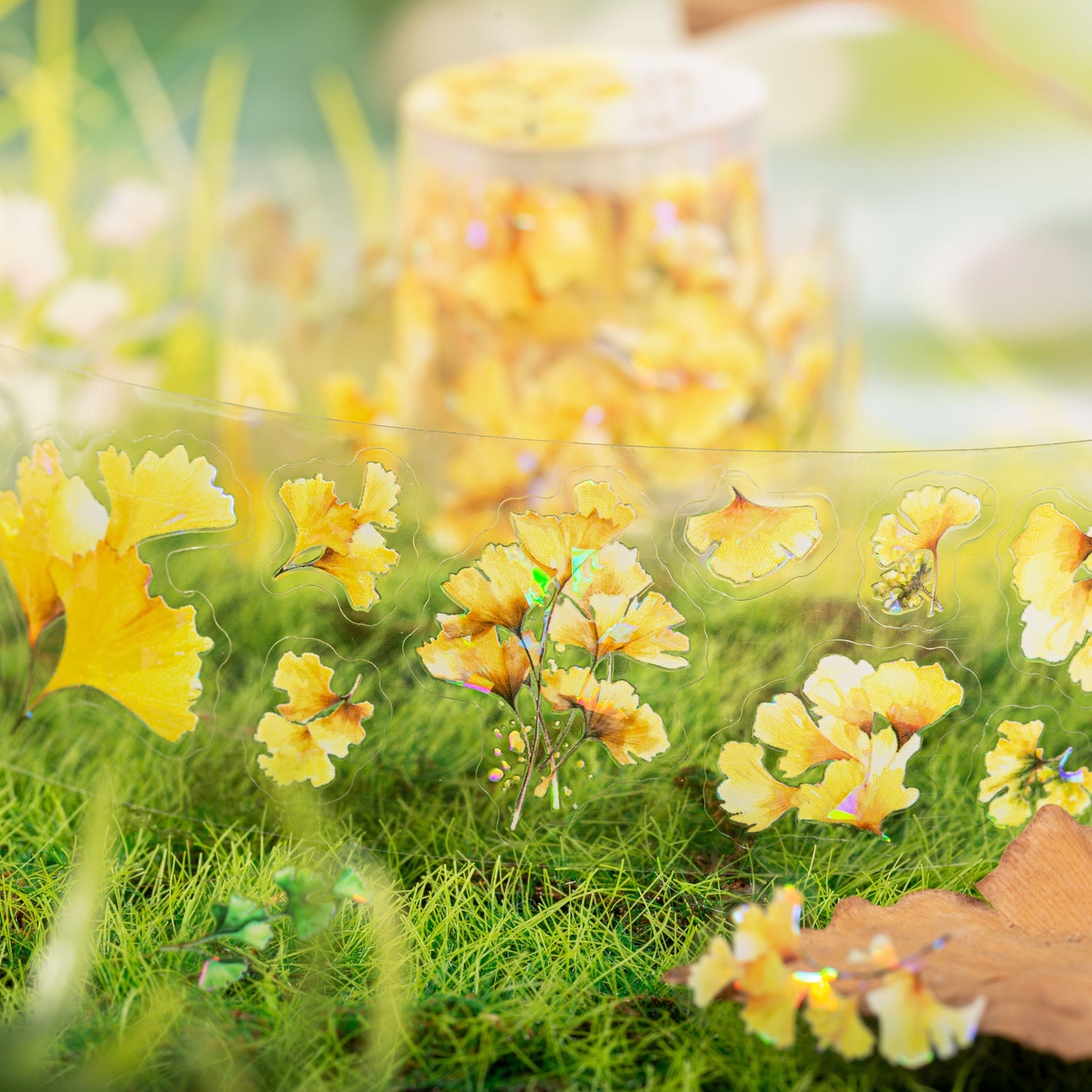 Falling Leaves Become Poems Pre-cut PET Tape