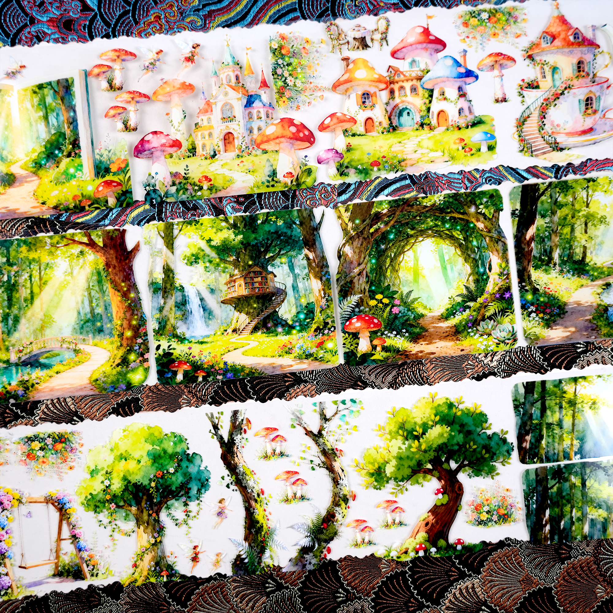 Fantasy Forest Landscraping Tape (80mm*150cm)