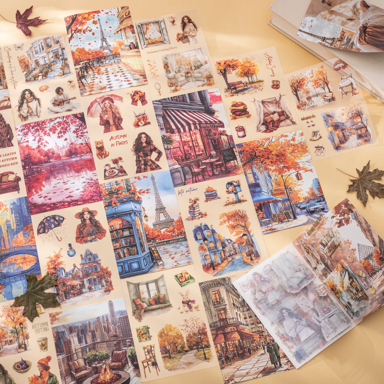 Paris's Autumn Sticker Book