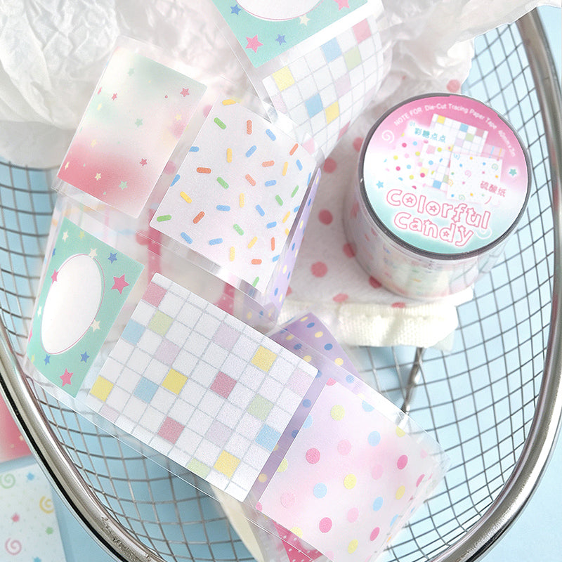 Cute Polka Dots Pre-cut Vellum Tape