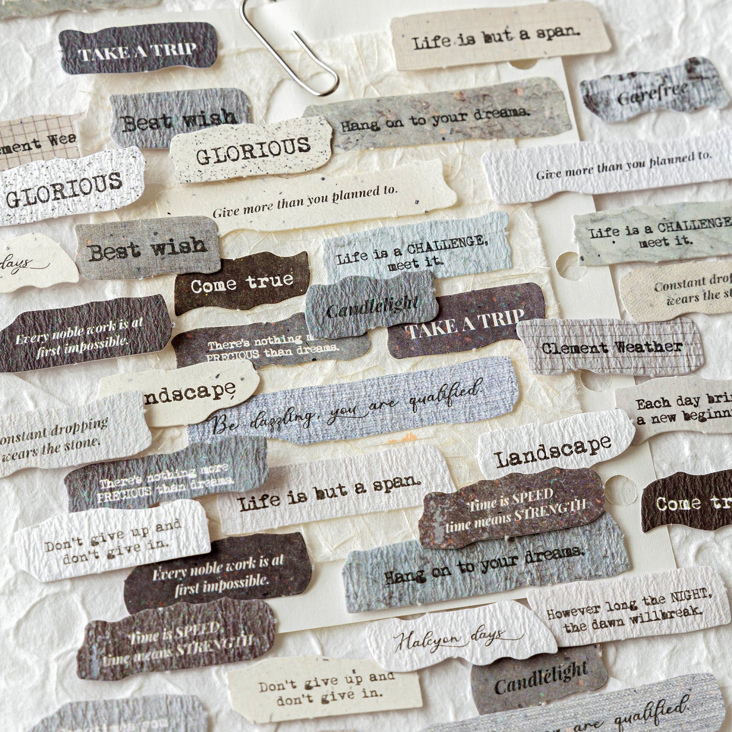 Fragments of the Heart Text Sticker