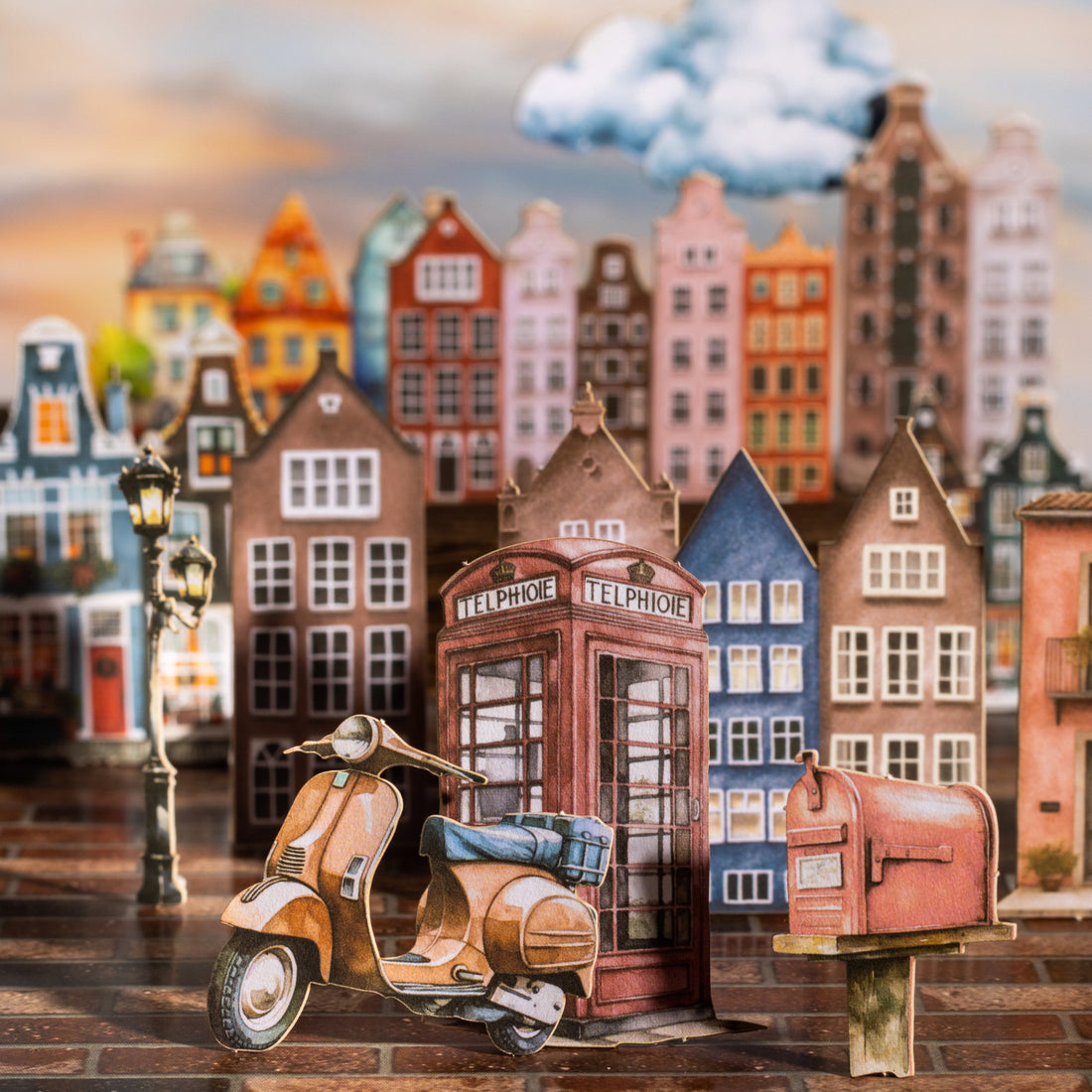 Time Cabin Paper Sticker