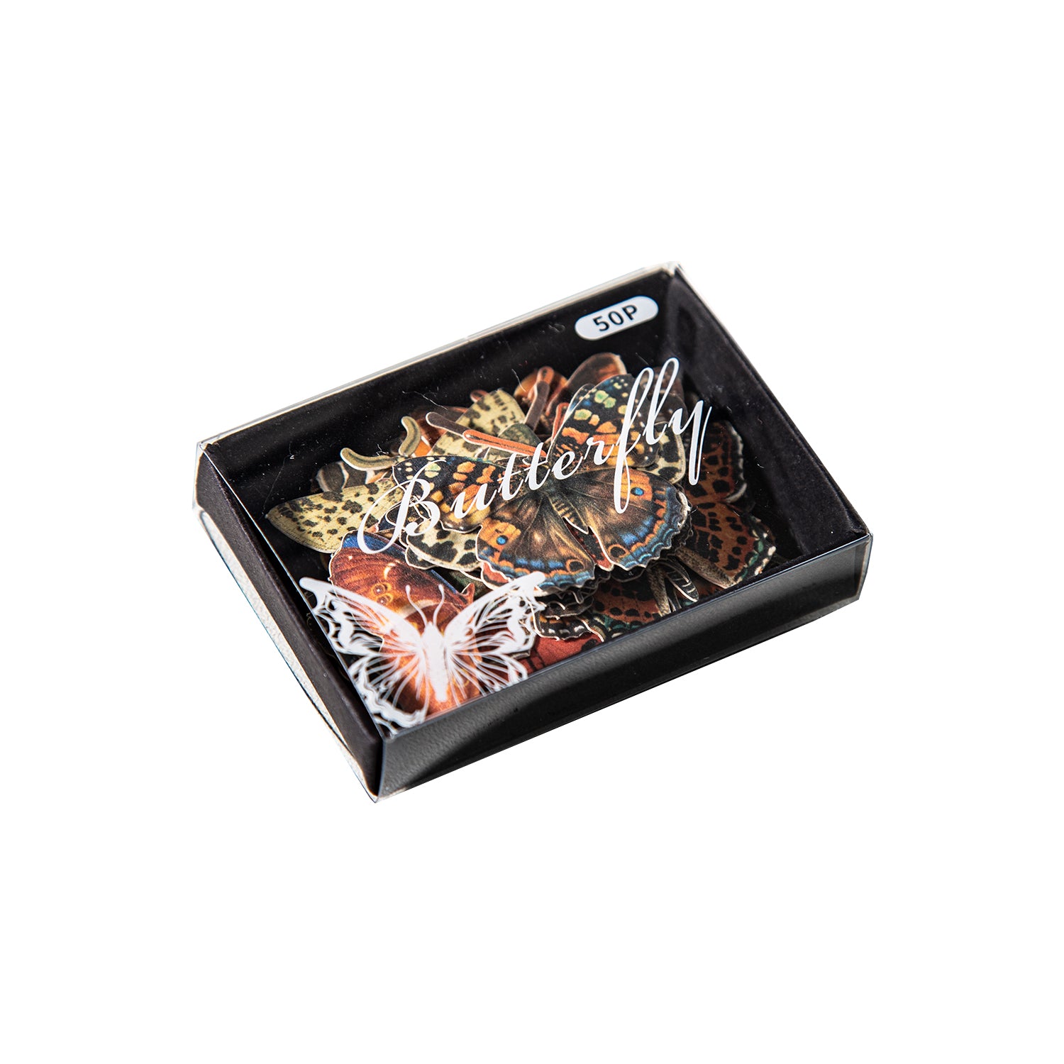 Vintage Butterfly Paper Sticker